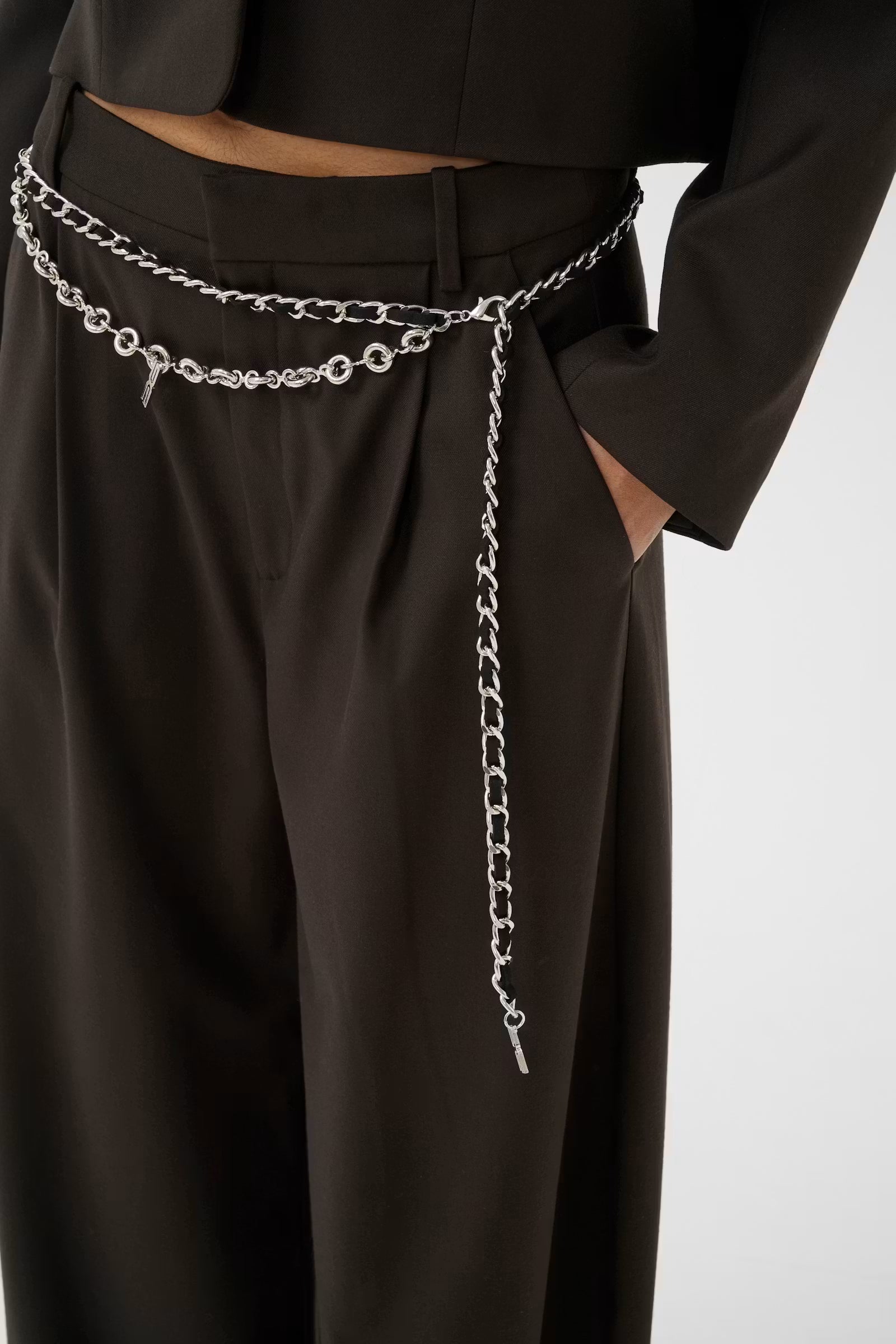 GESTUZ Pants "Callia" ganache