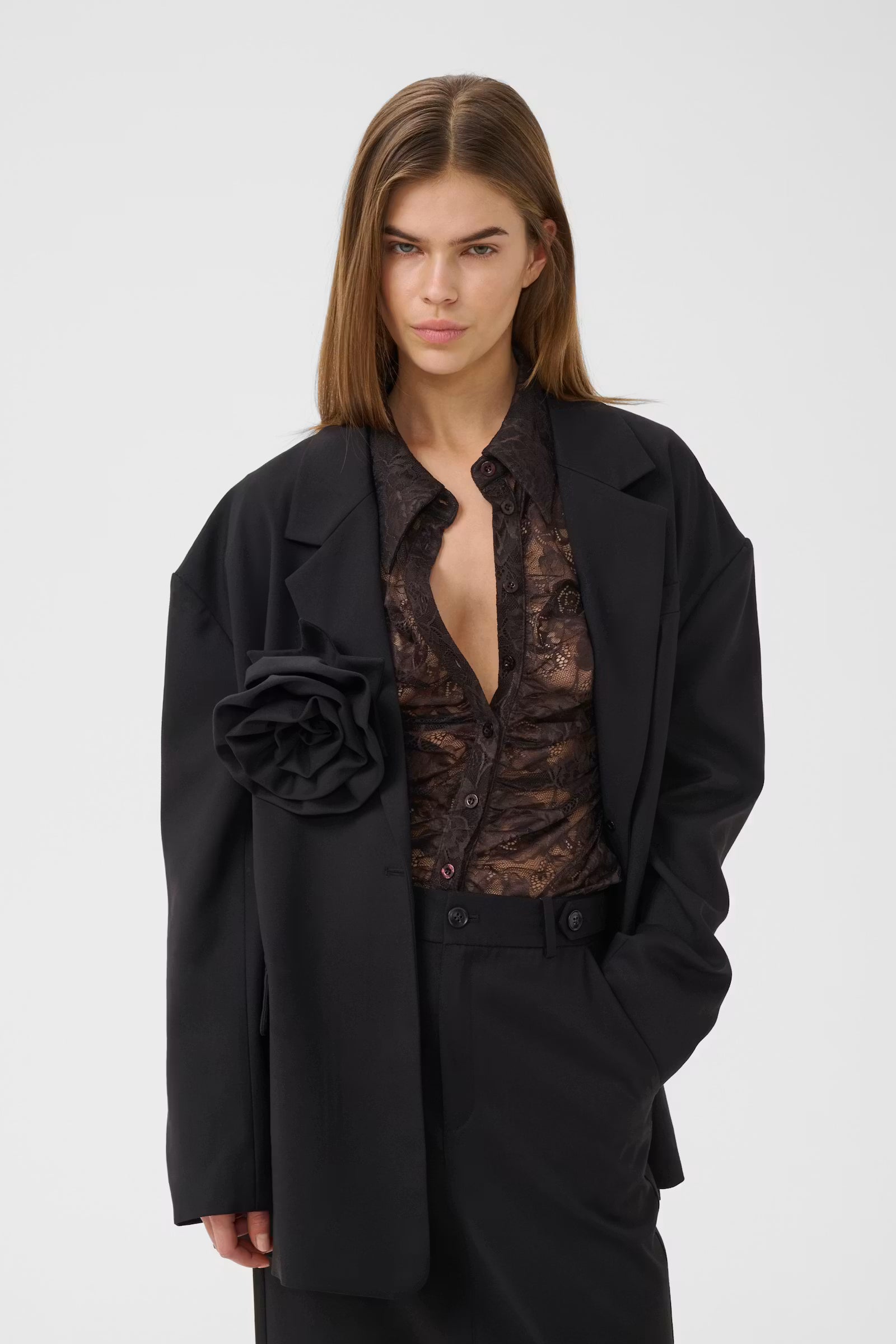 GESTUZ Oversize Blazer "Paula" black