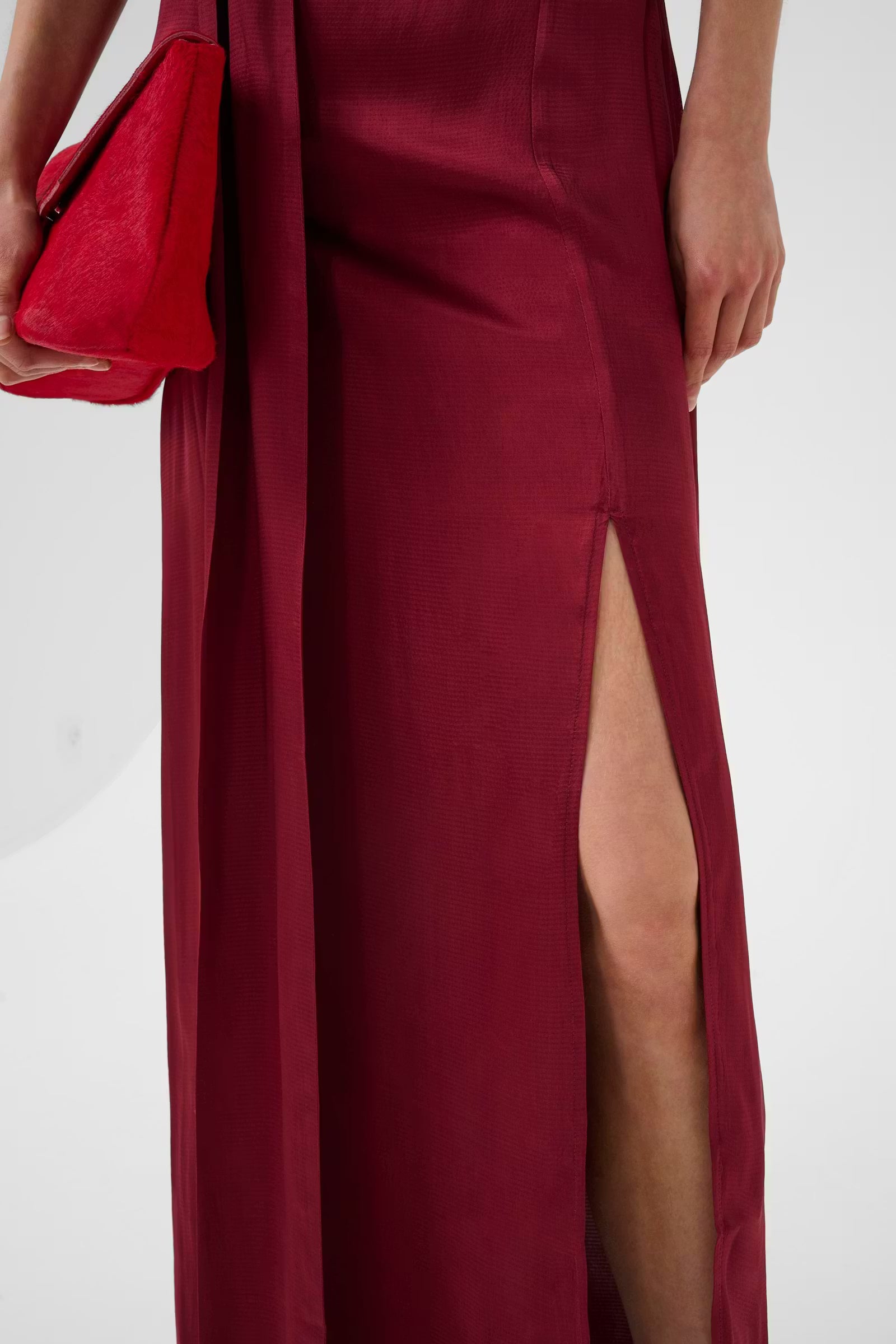 GESTUZ Dress "Sirwa" cabernet
