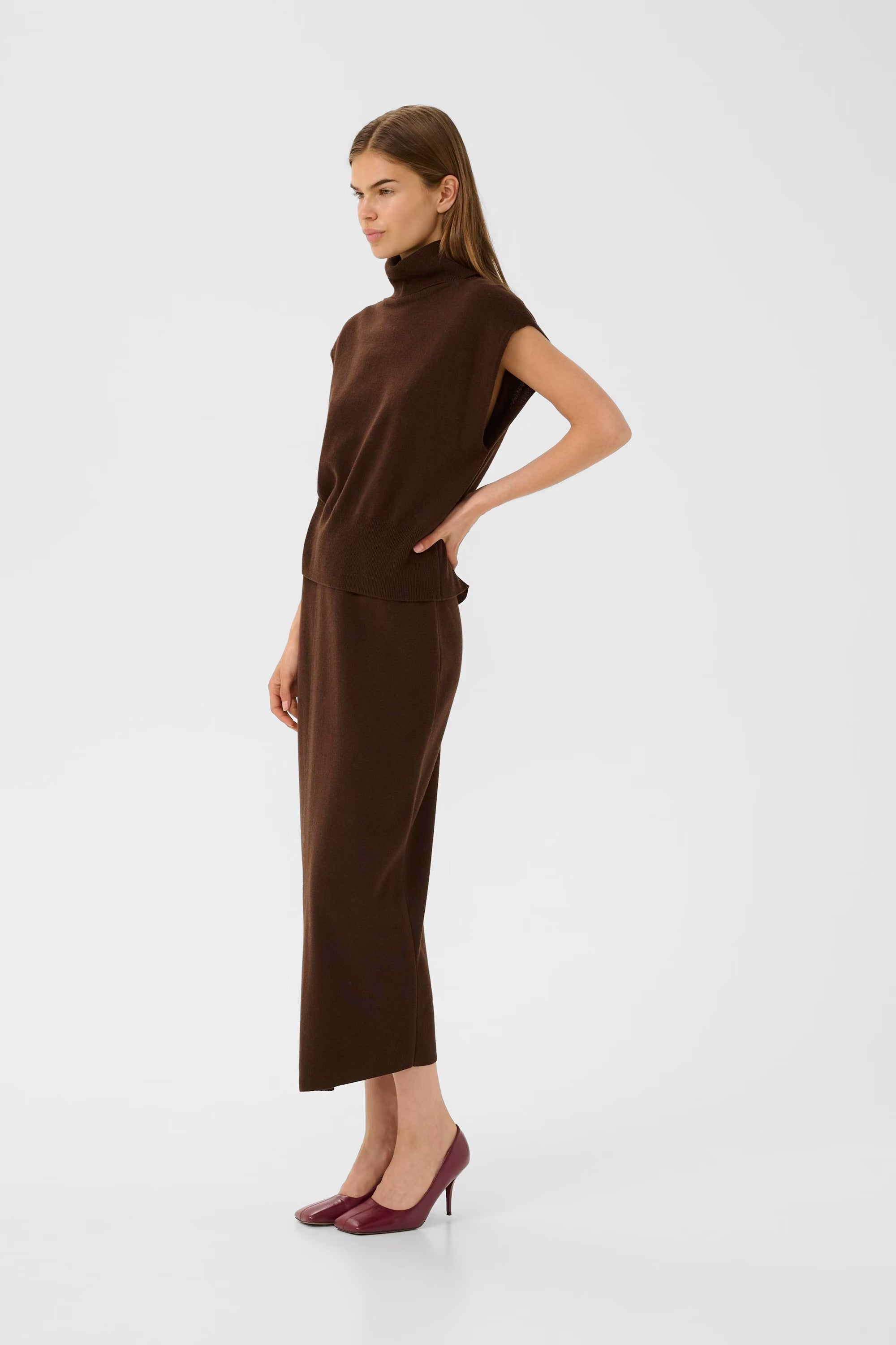 GESTUZ Skirt "Manzi" brown