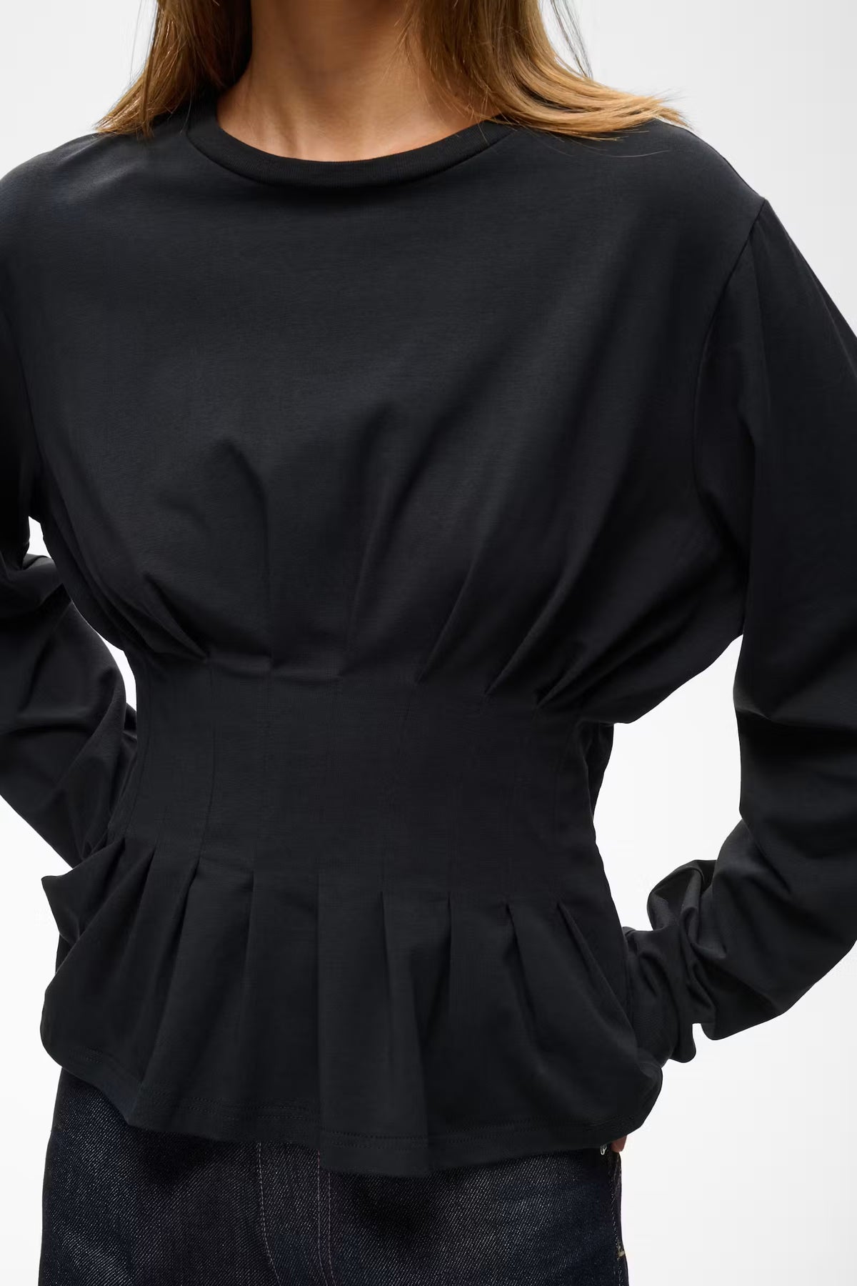 GESTUZ Longsleeve "Inez" black