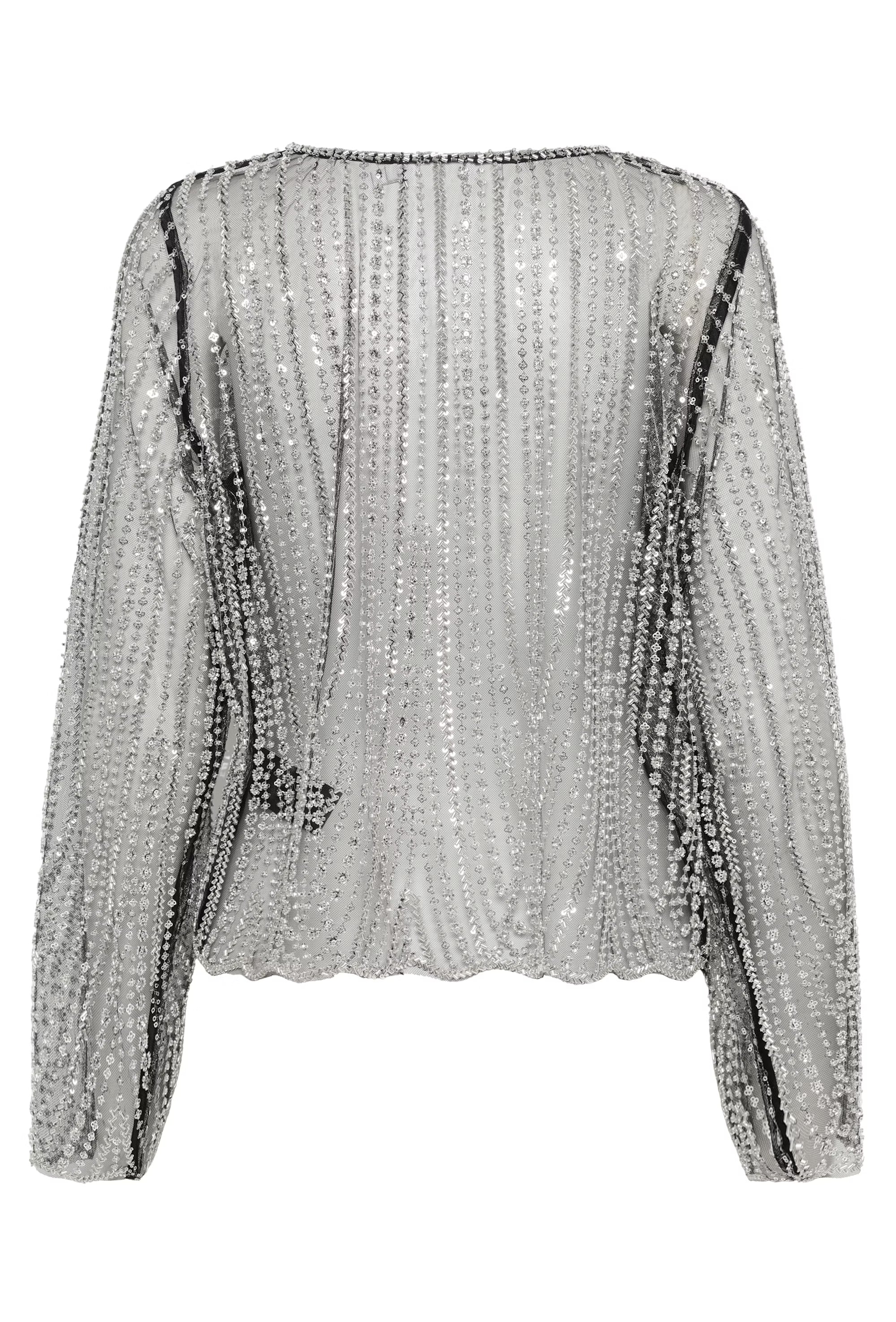 GESTUZ Blouse "Sibba" silver