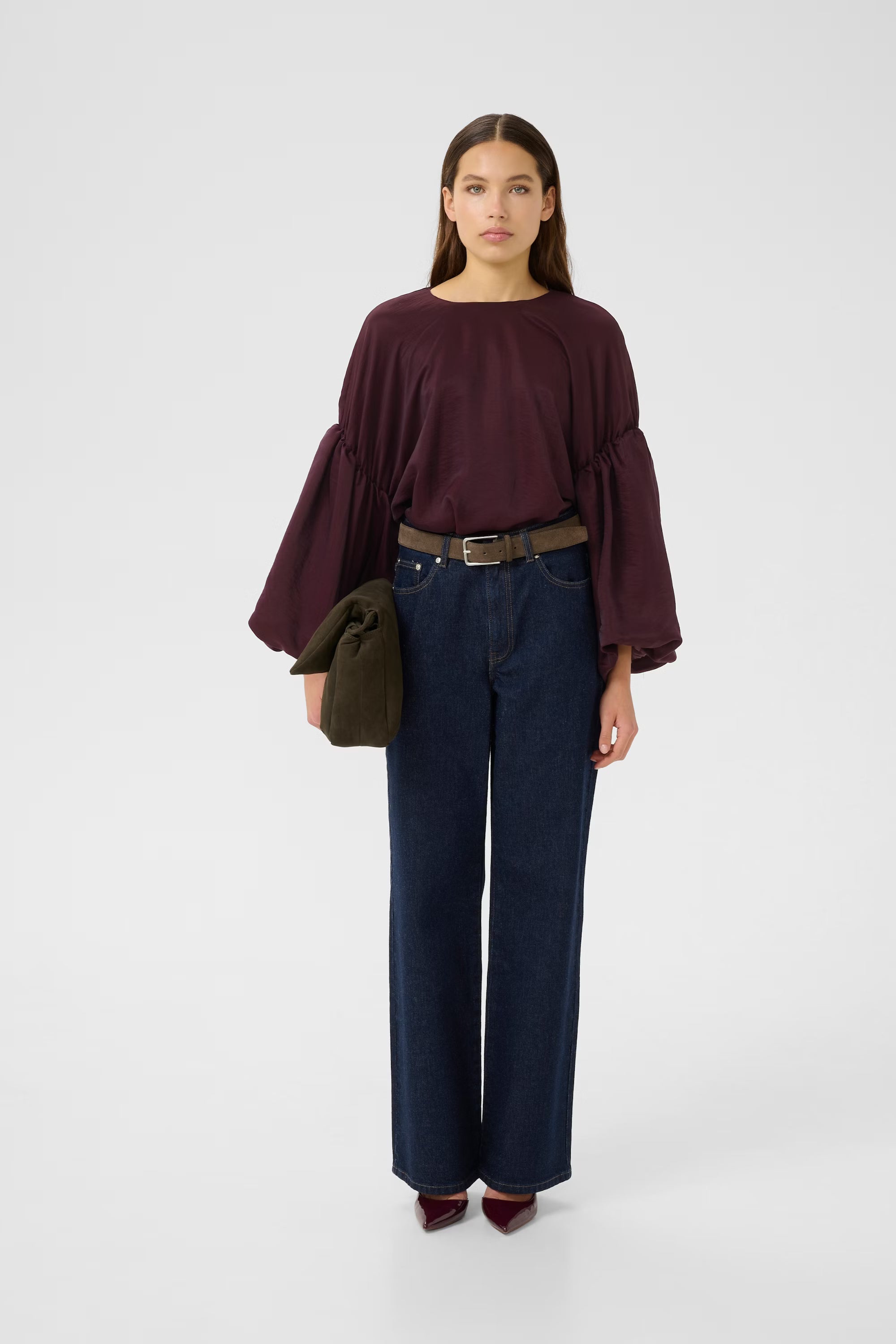 GESTUZ Blouse "Malloon" aronia