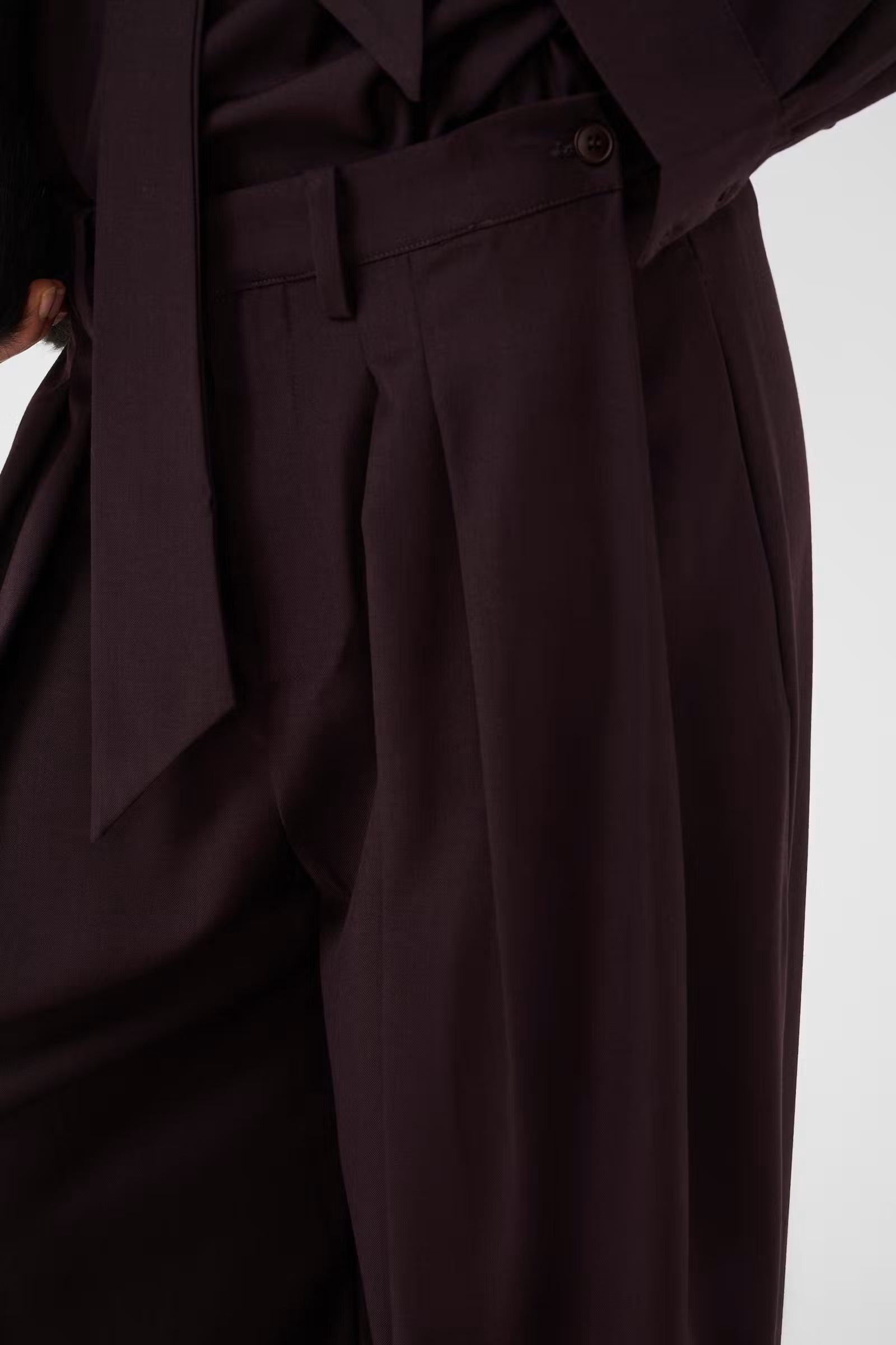 GESTUZ Pants "Schany" deep plum