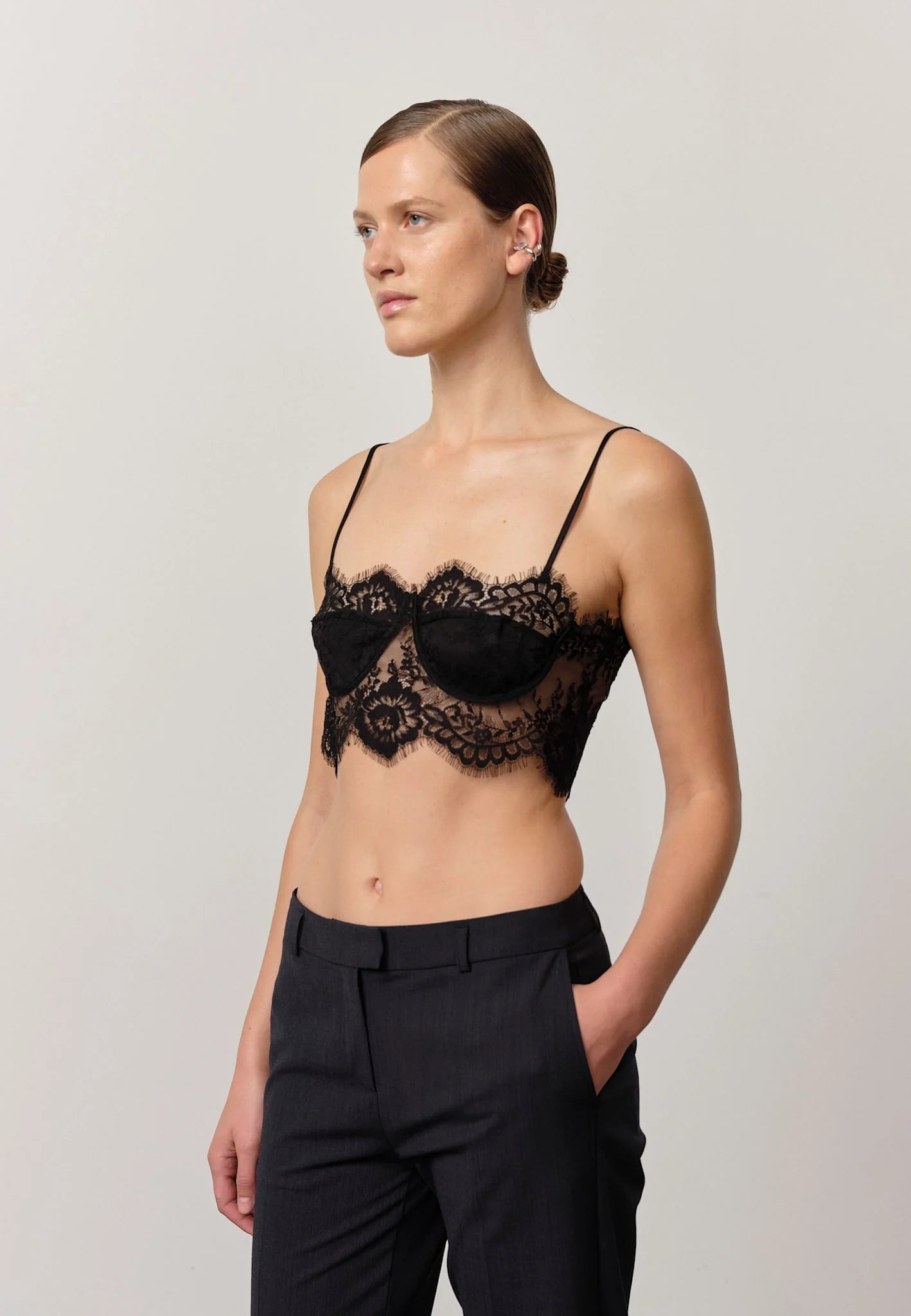 HERSKIND Top "Lilly" black
