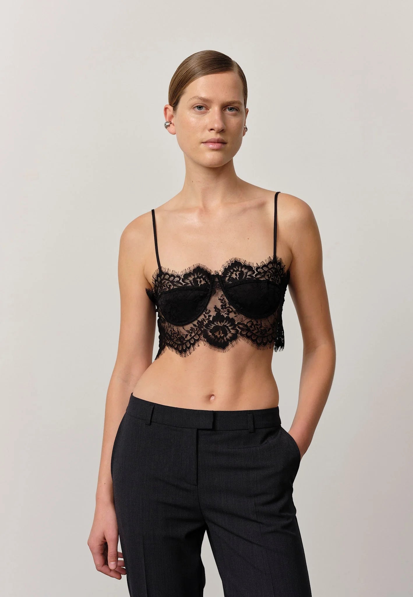 HERSKIND Top "Lilly" black