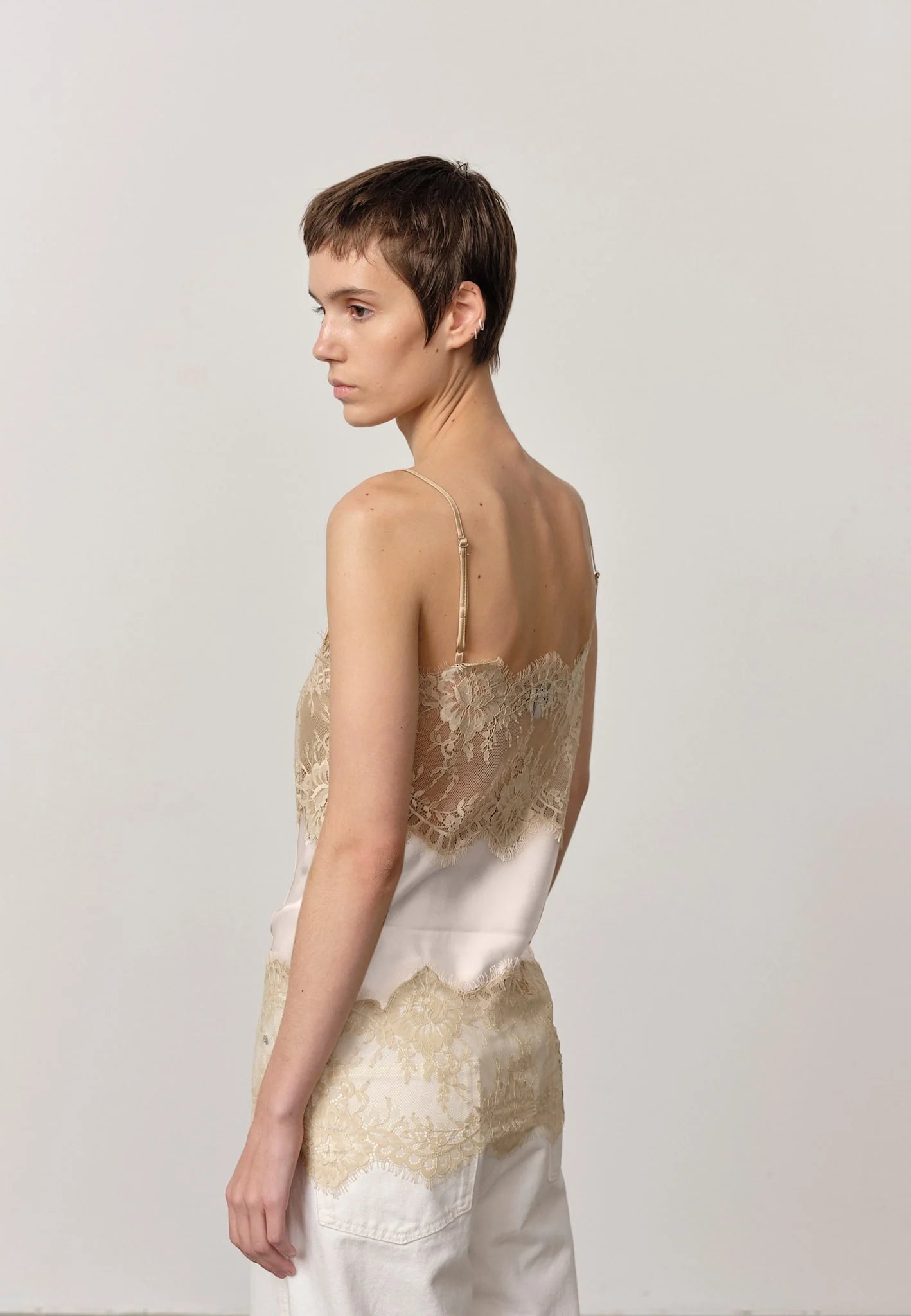 HERSKIND Top "Linnea" creme