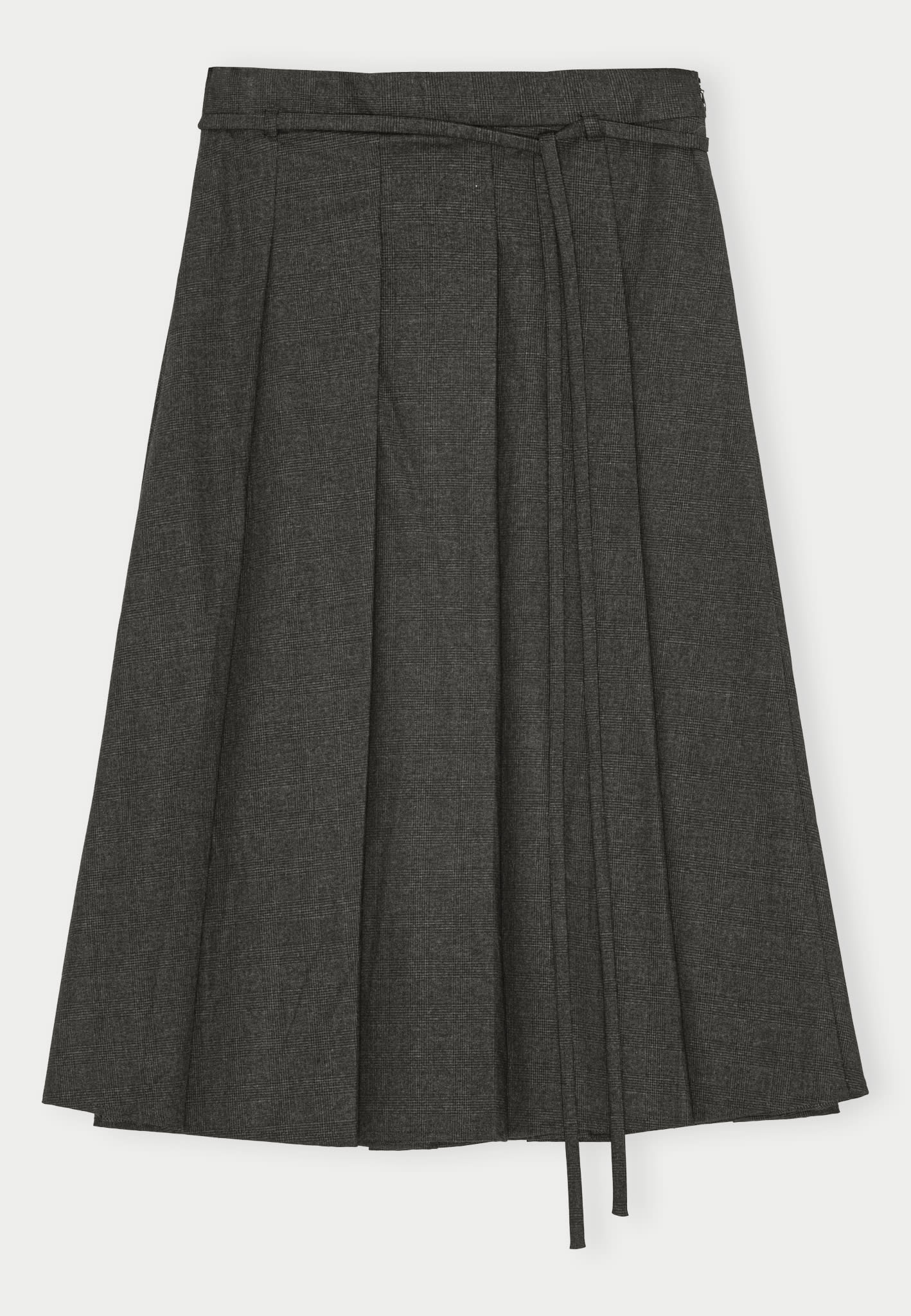 HERSKIND Skirt "Richard" checks grey