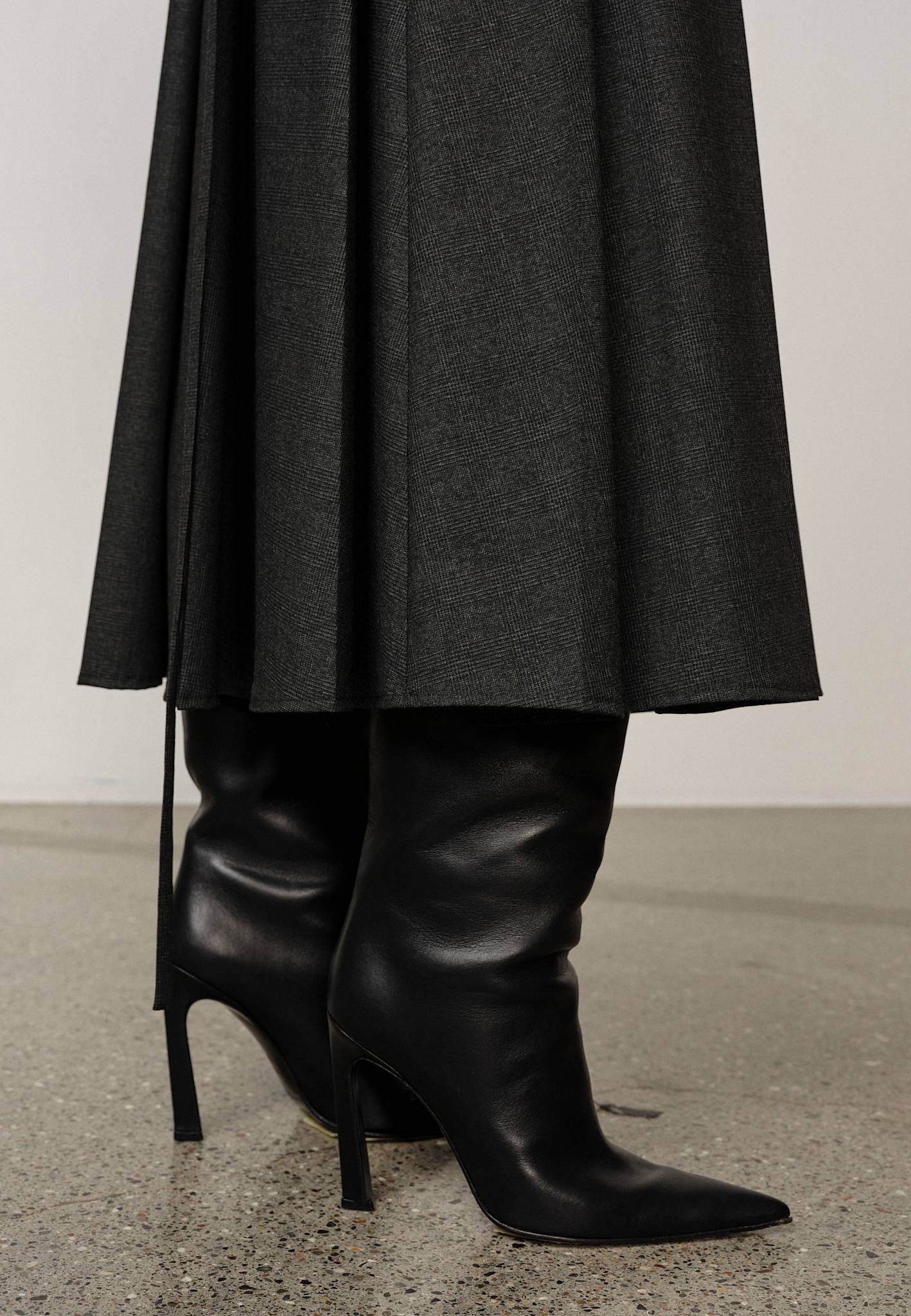 HERSKIND Skirt "Richard" checks grey
