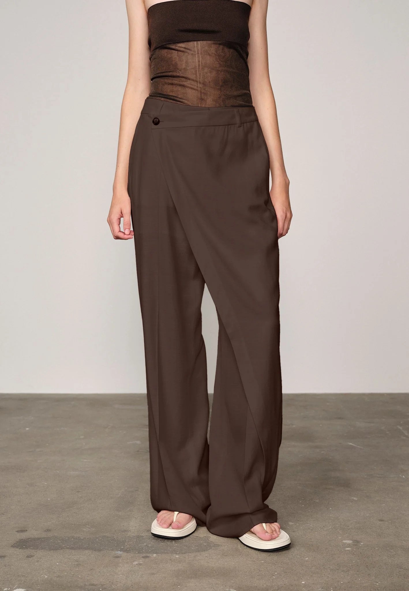 HERSKIND Pants "Alina" java brown