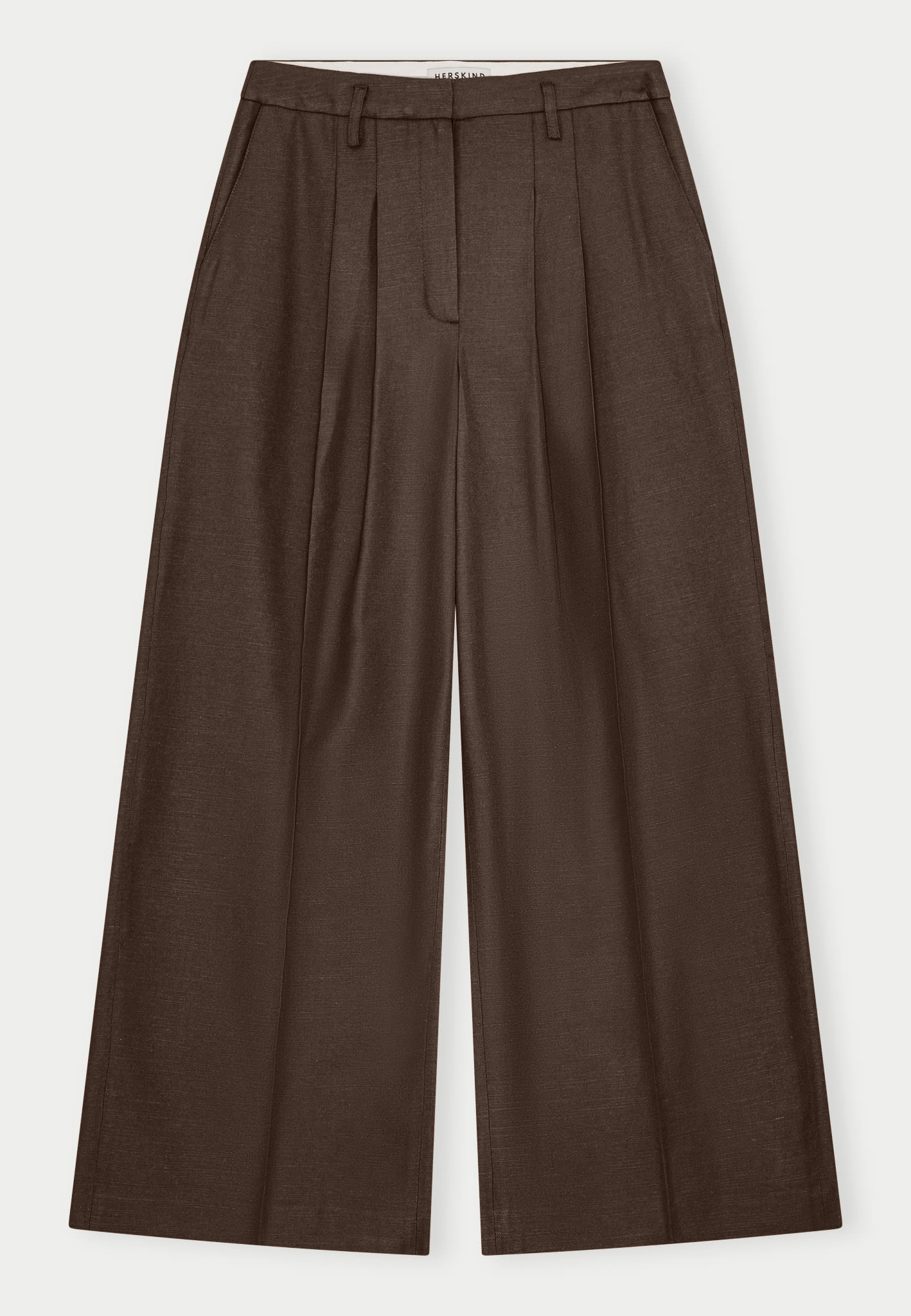 HERSKIND Pants "Lotus" java brown