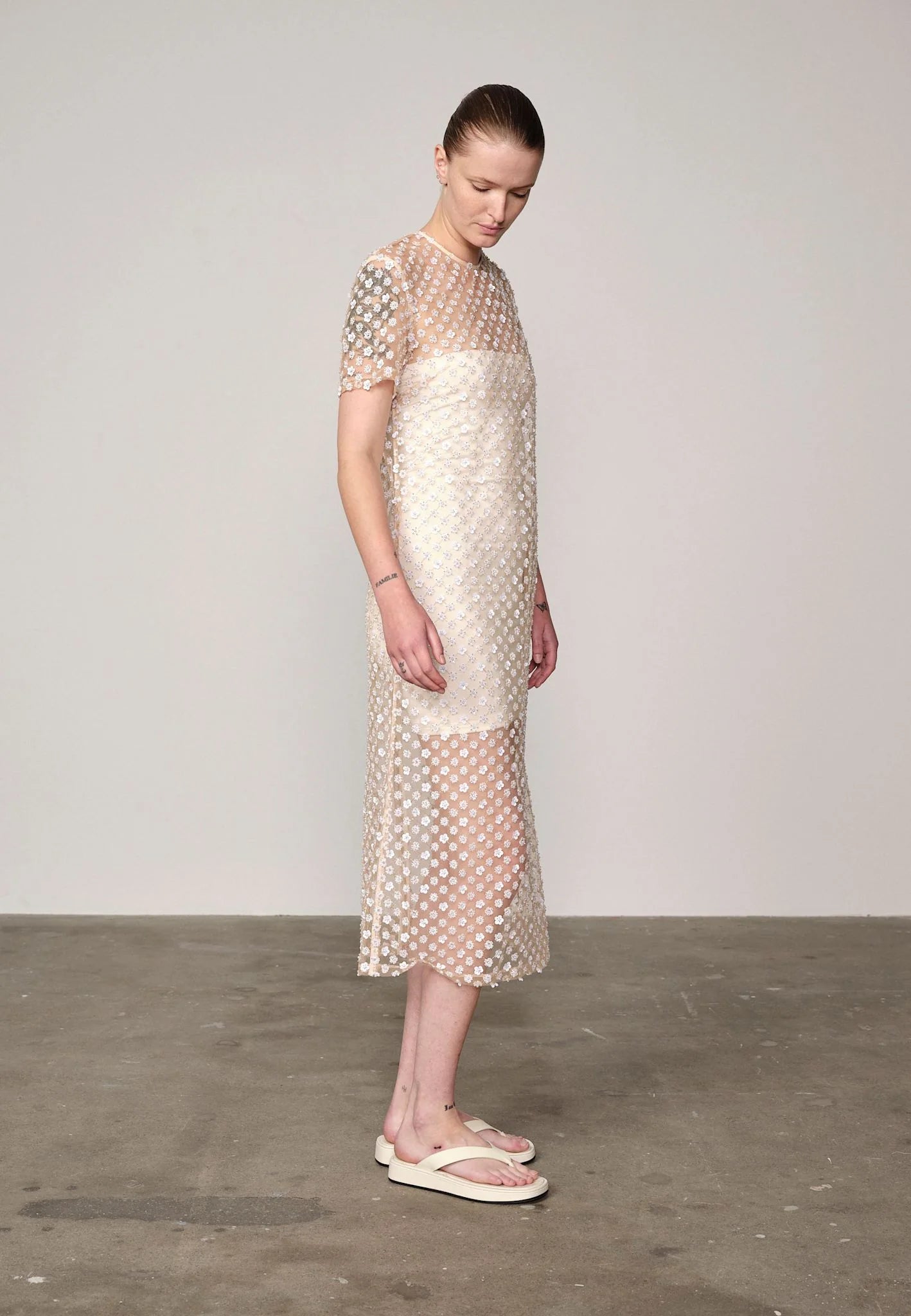 HERSKIND Dress "Babel" creme