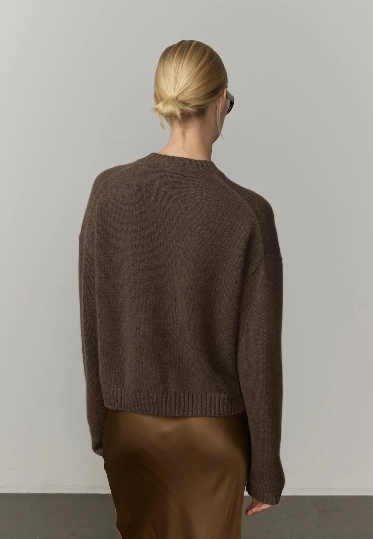HERSKIND Pullover "Constantine" brown melange