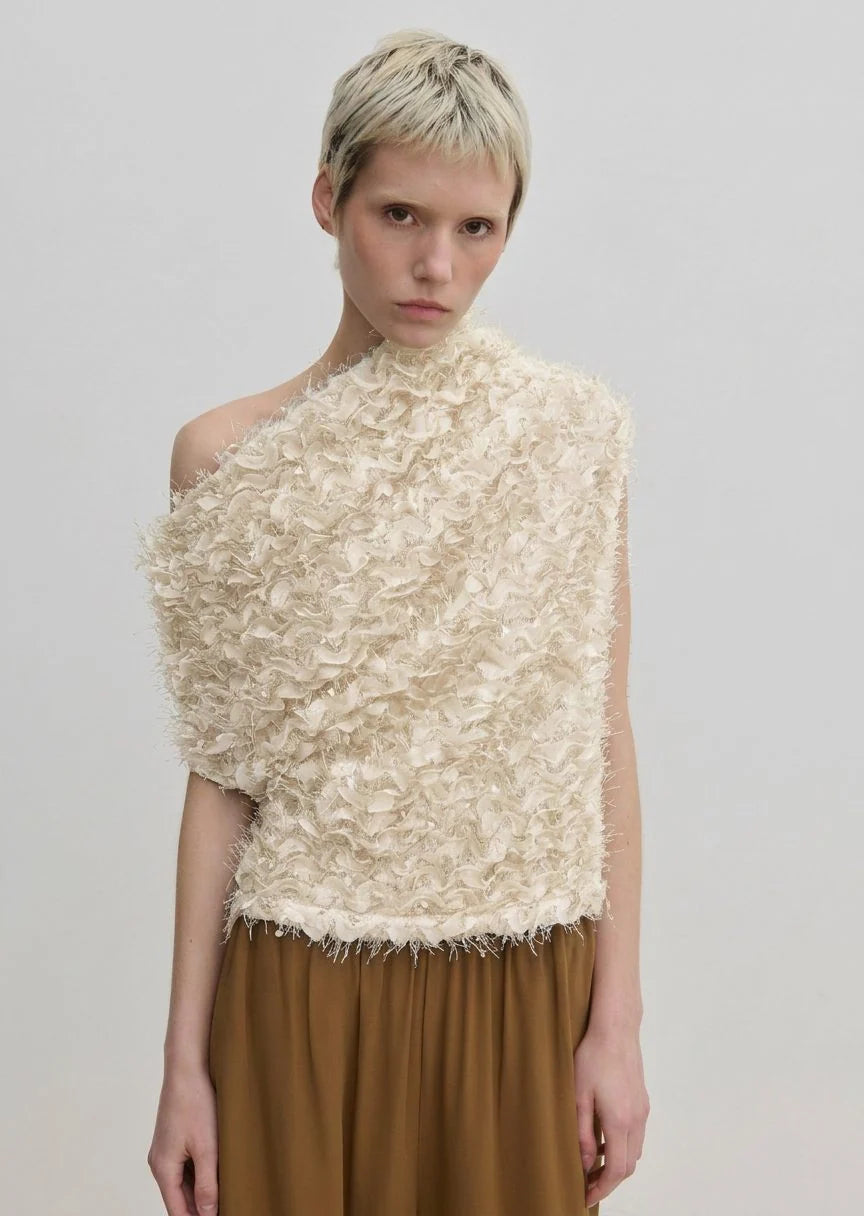HERSKIND Top "Scott" cream