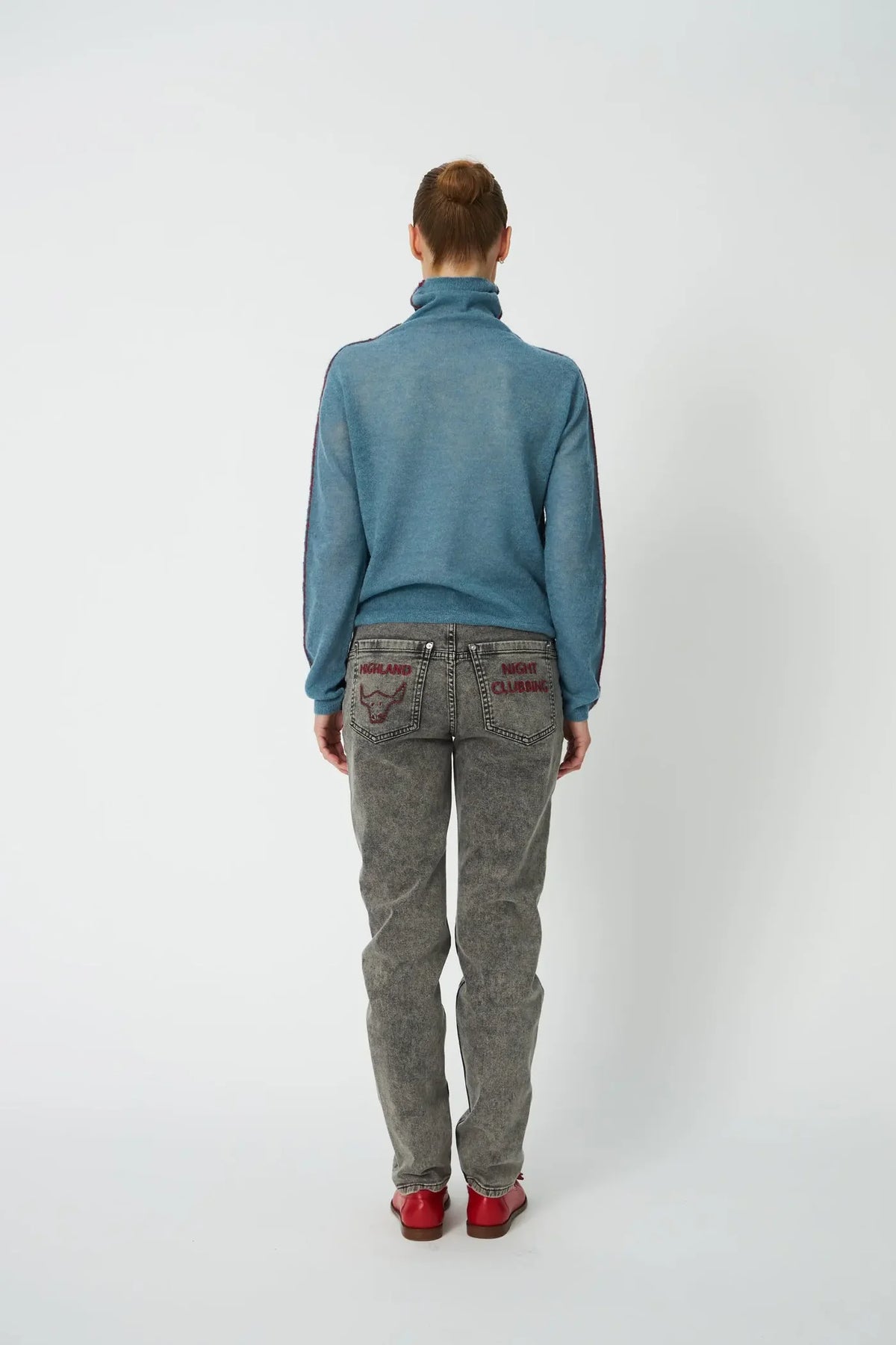 STELLA NOVA Pullover "Alpaca Turtleneck" evening blue
