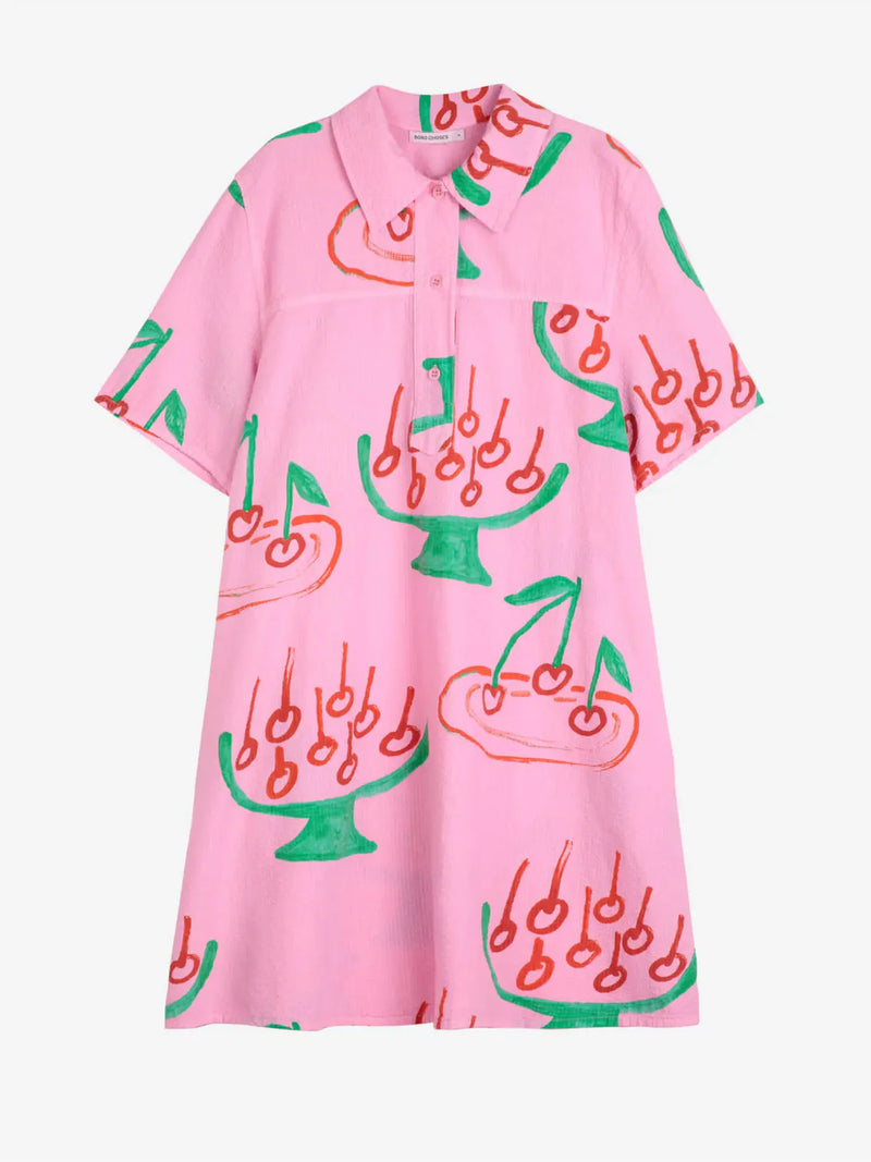 Bobo Choses Dress Cherry pink