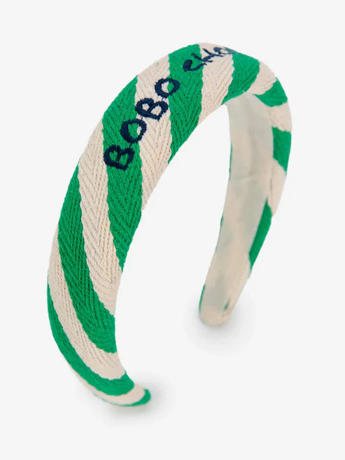 Bobo Choses Headband green stripes