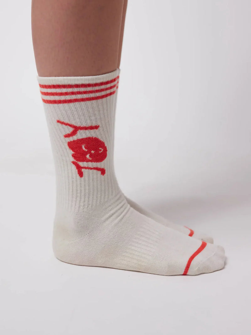 Bobo Choses Socks Joy red