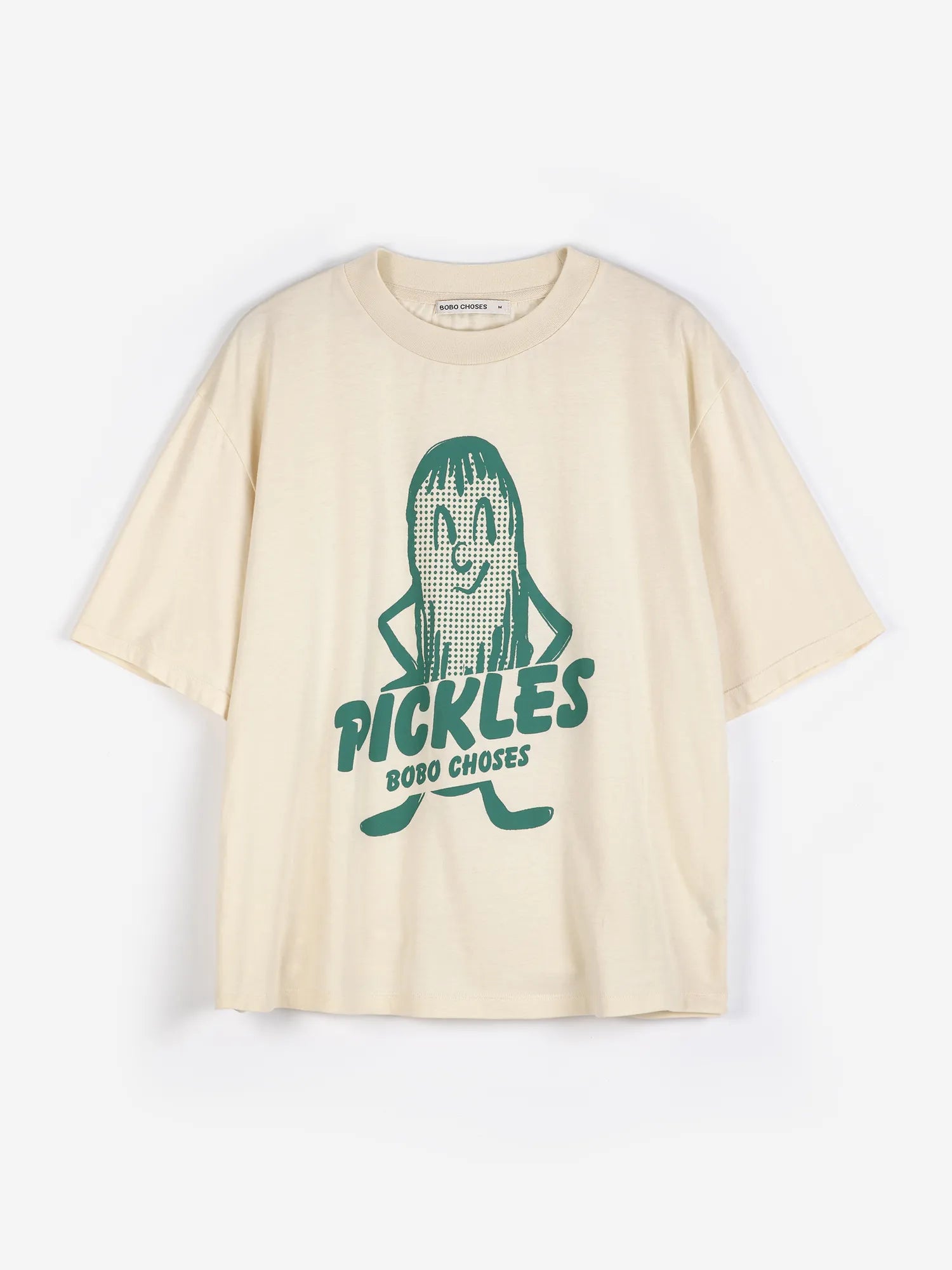 BOBO CHOSES T-Shirt "Mr. Pickles" offwhite
