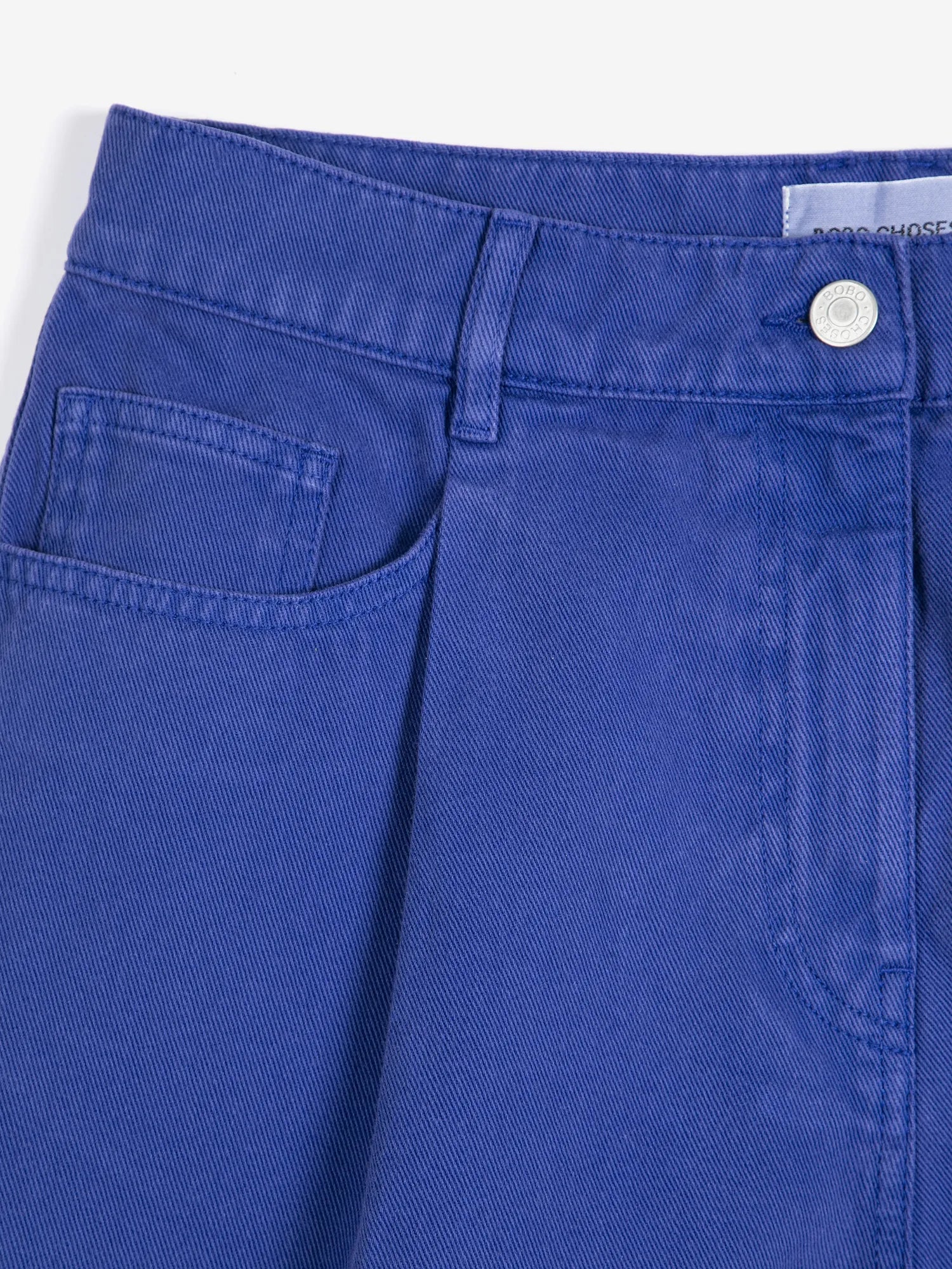 BOBO CHOSES Bermudas "Pleated twill" blue