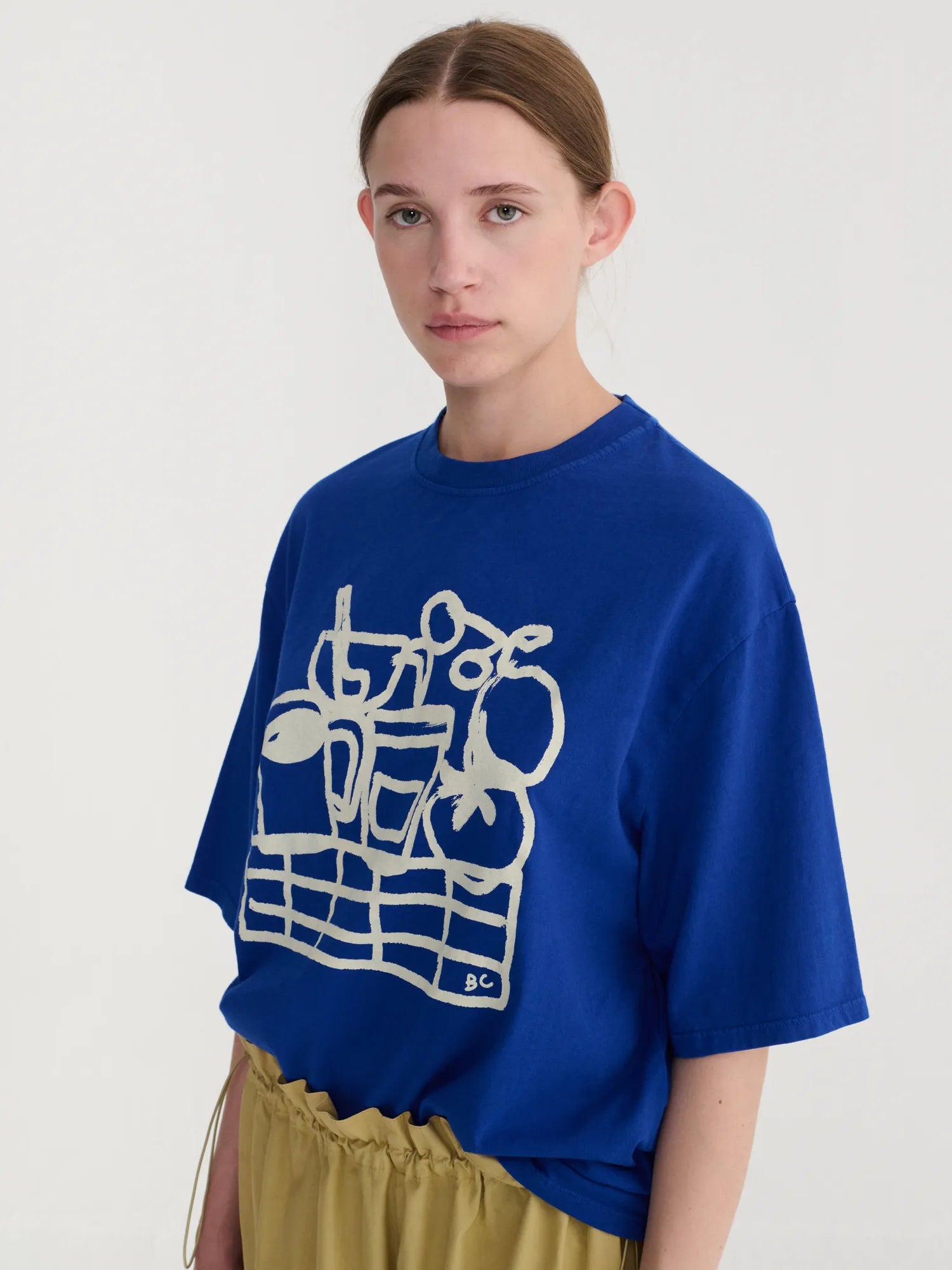 BOBO CHOSES T-Shirt "Cookery festival" blue