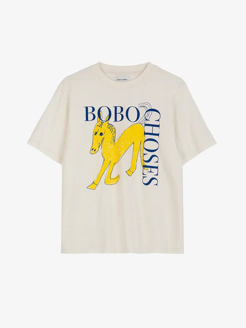 Bobo Choses T-Shirt Wonder Horse white
