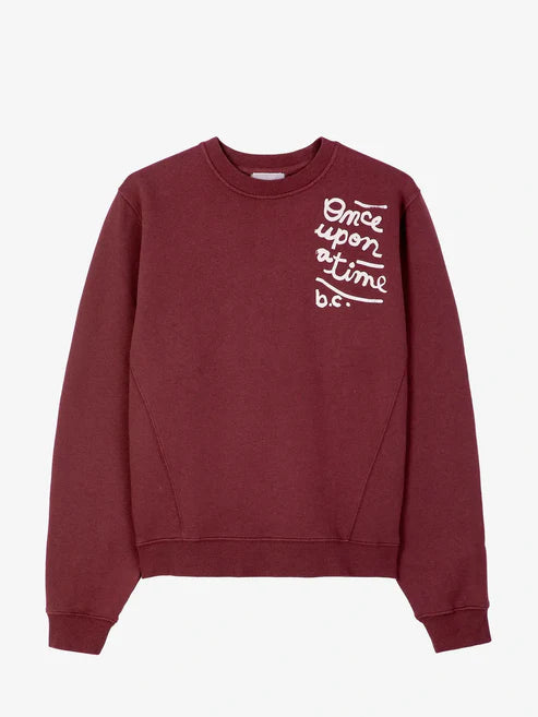 Bobo Choses Sweater Once upon a time burgundy