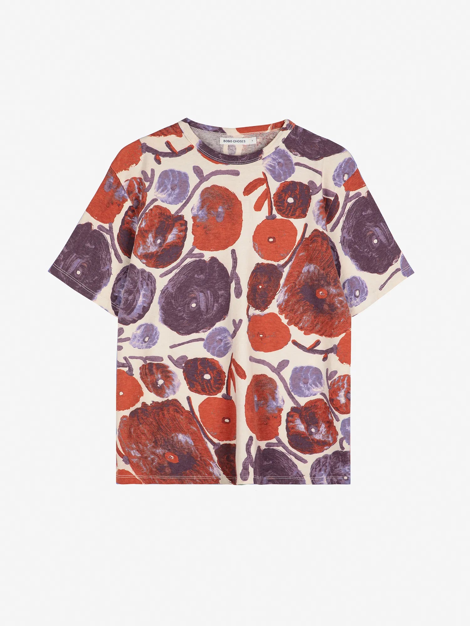 BOBO CHOSES T-Shirt "Dahlia" offwhite