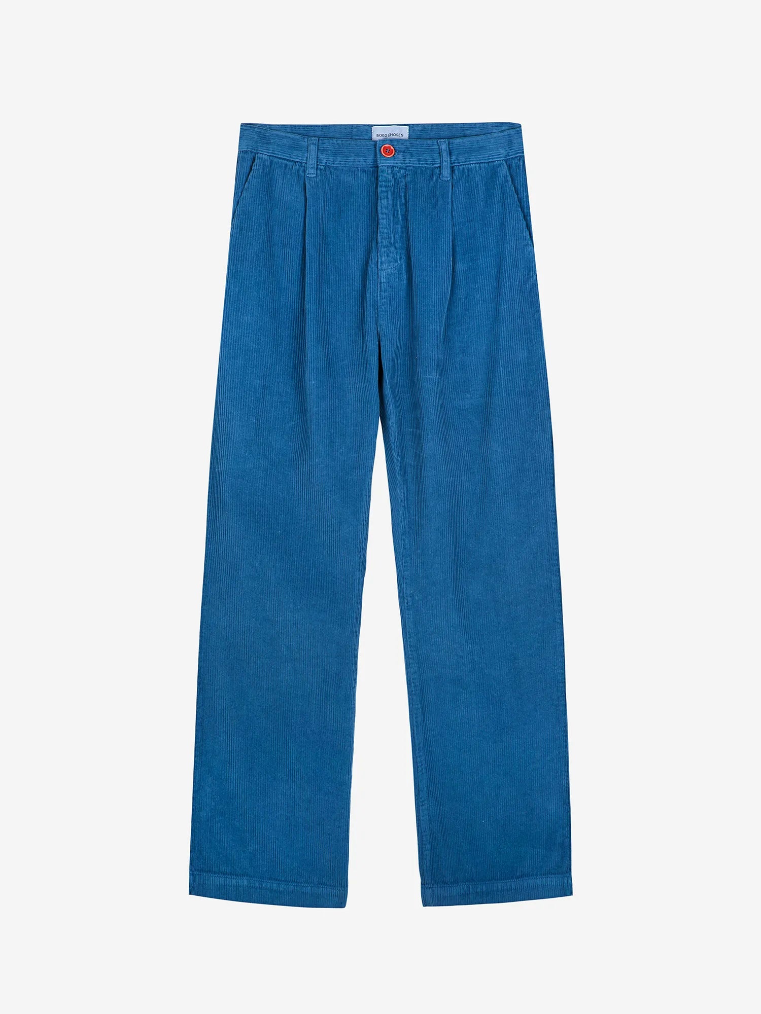 BOBO CHOSES Pants "pleated corduroy" blue