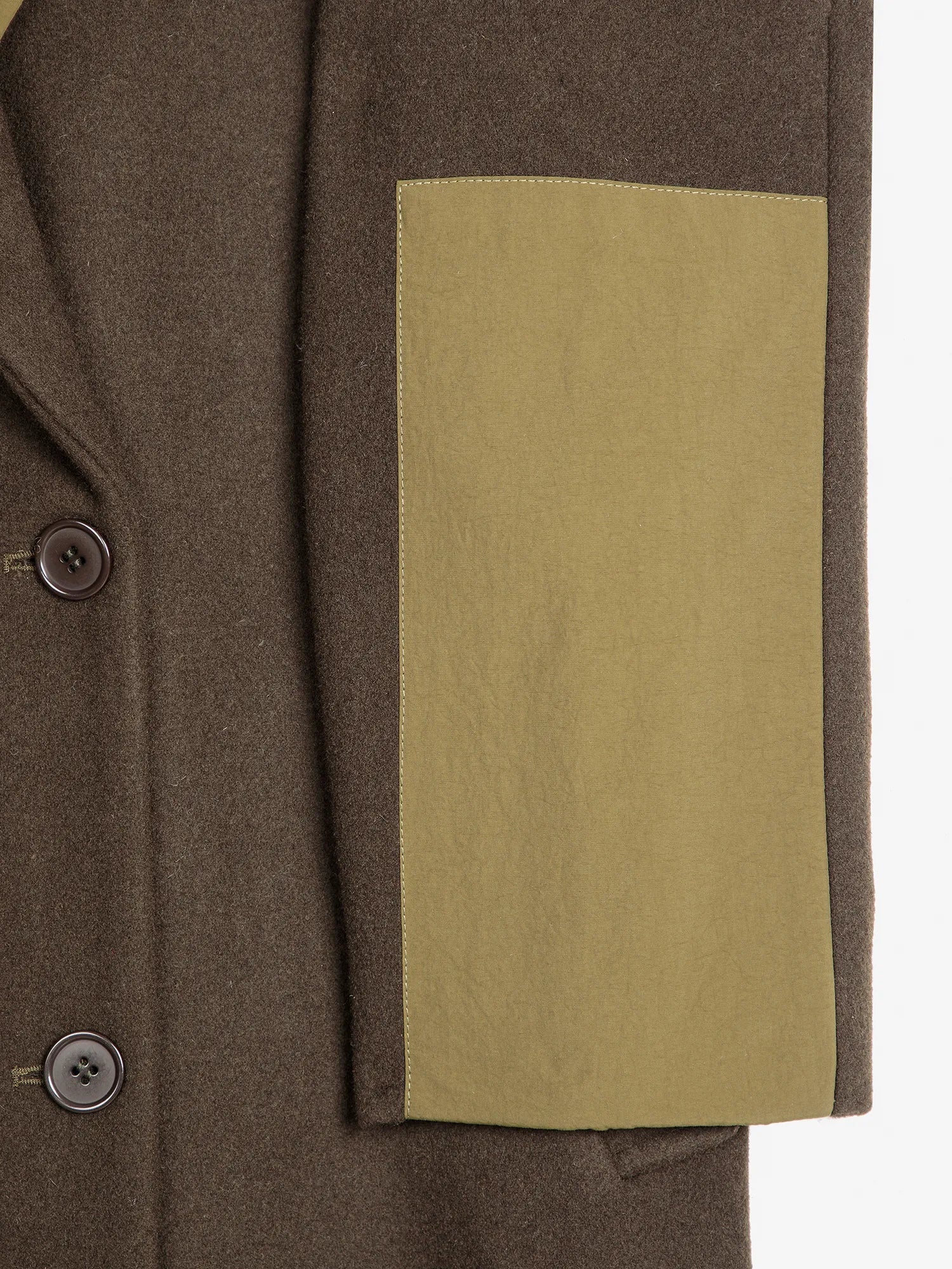 BOBO CHOSES Coat "Wool blend" khaki