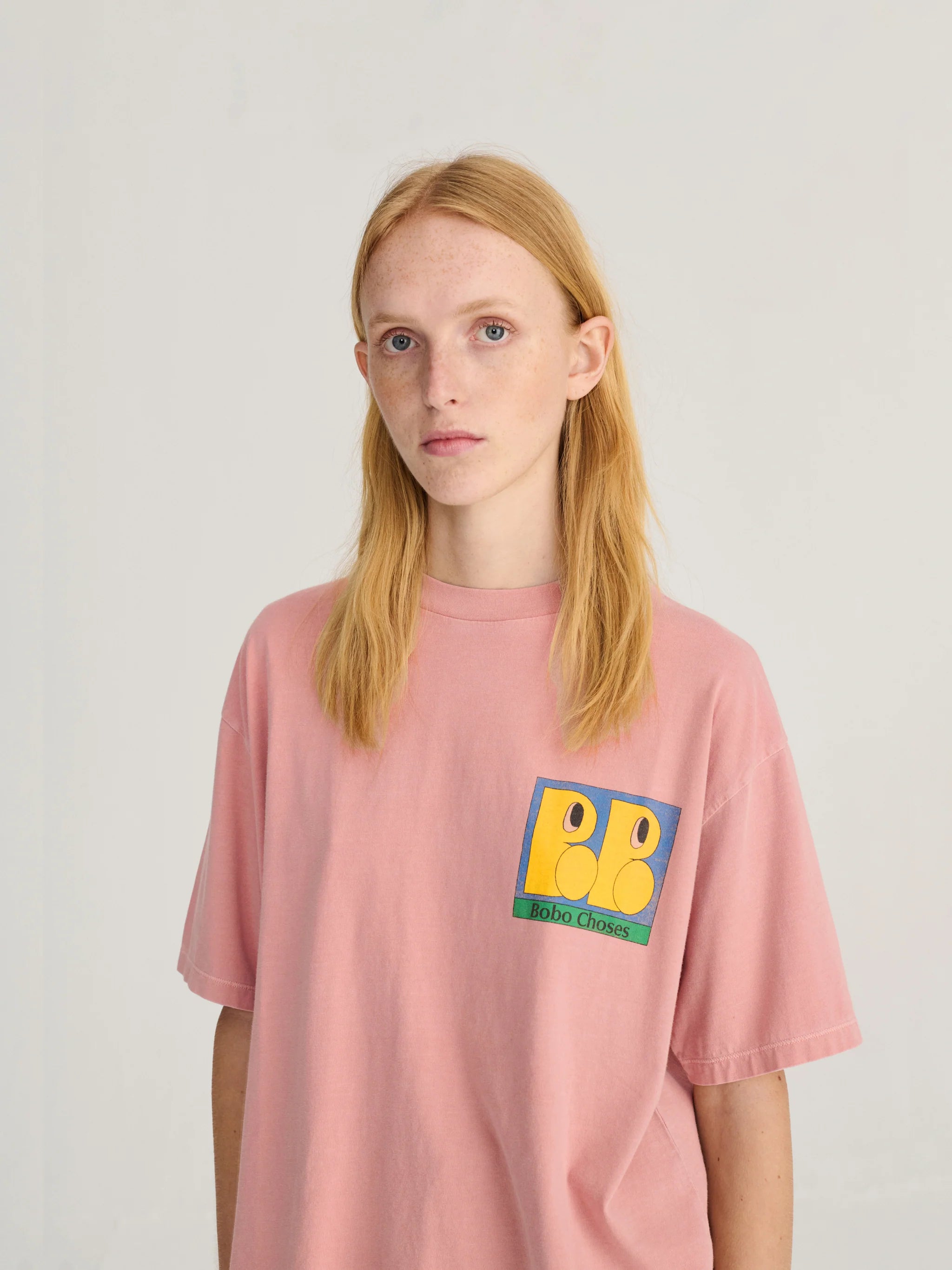 BOBO CHOSES T-Shirt "All about monsters" light pink