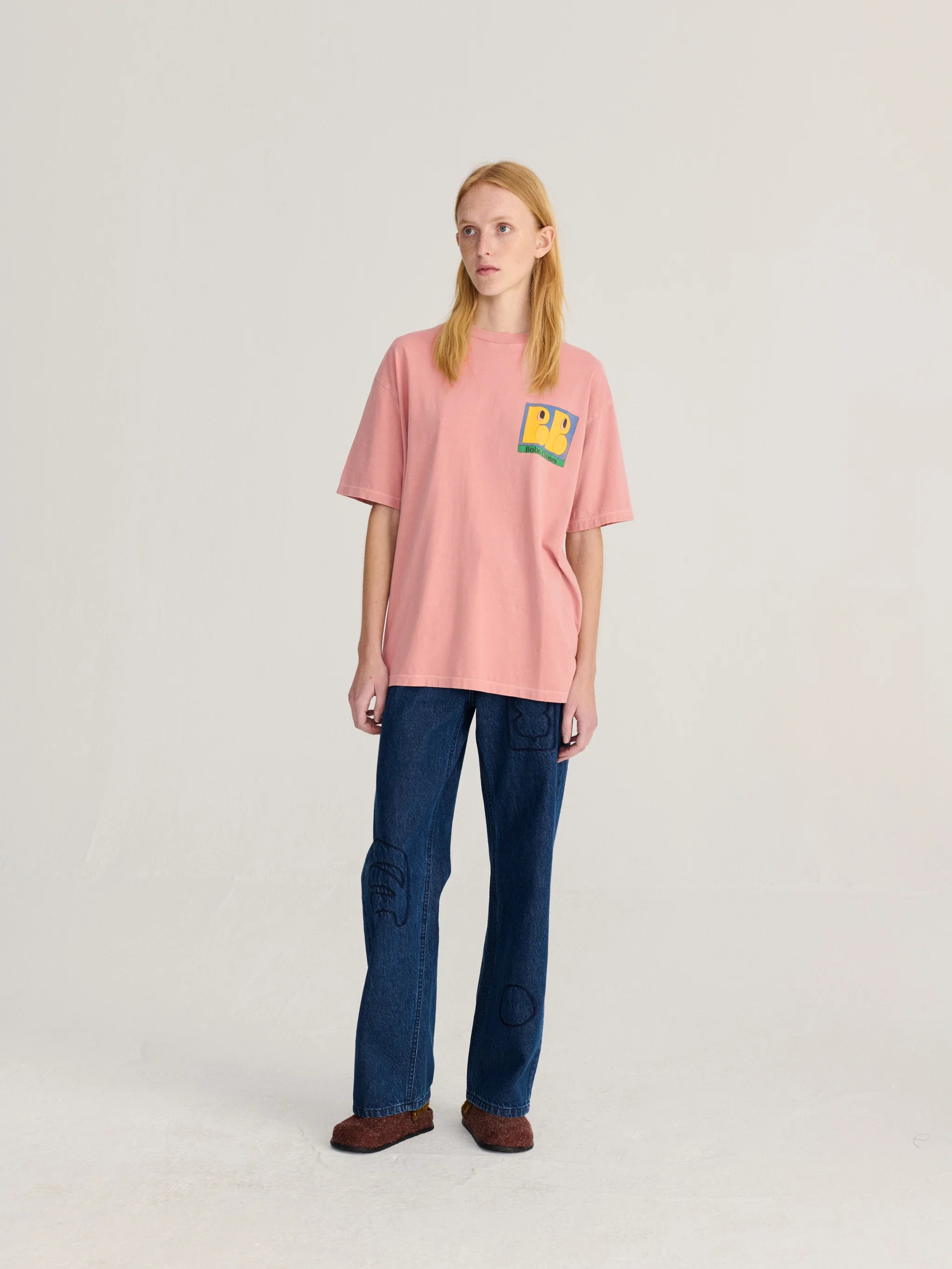 BOBO CHOSES T-Shirt "All about monsters" light pink