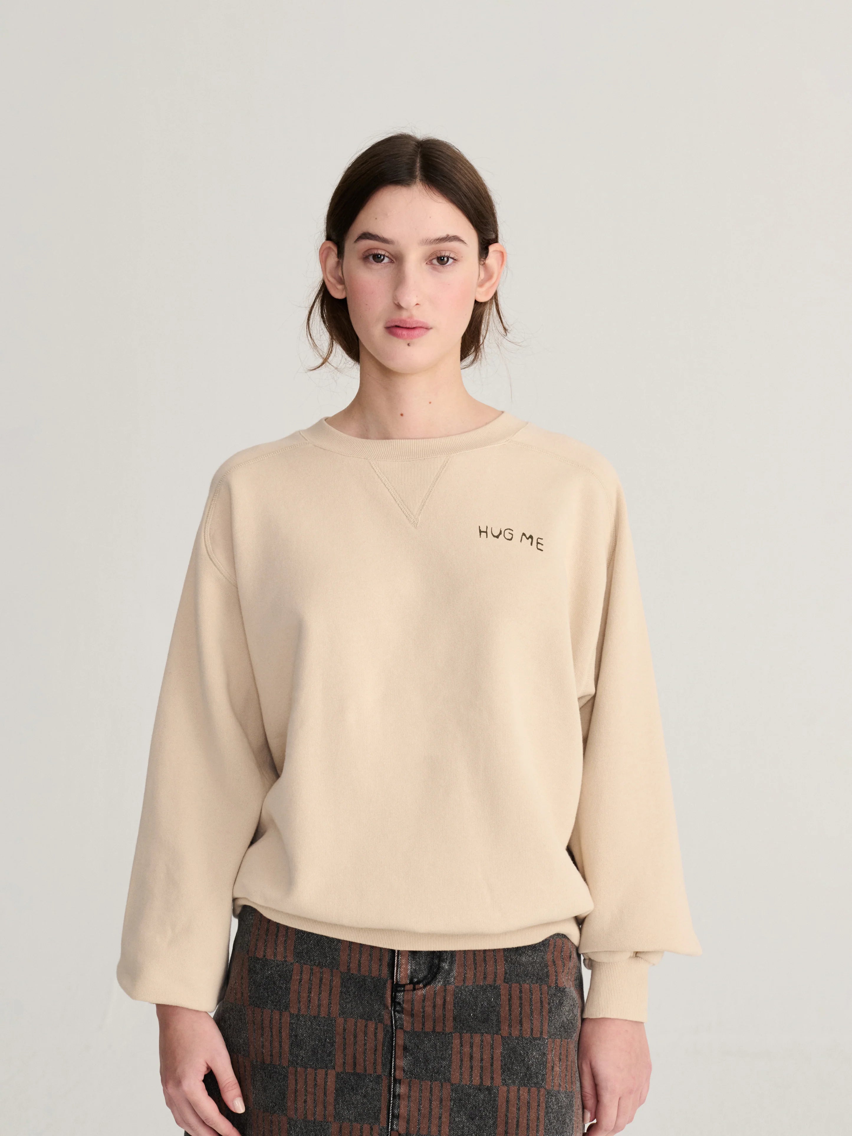 BOBO CHOSES T-Shirt "Hug me" beige