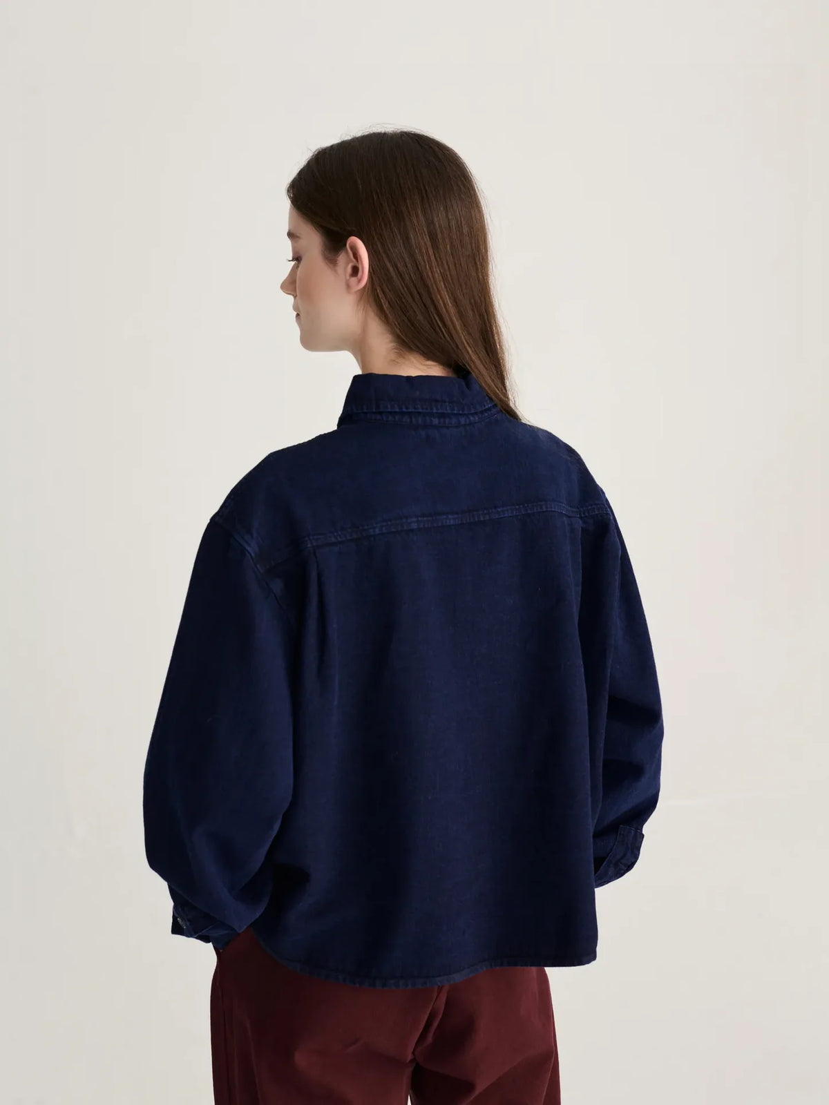 BOBO CHOSES Shirt "Corduroy pockets" blue