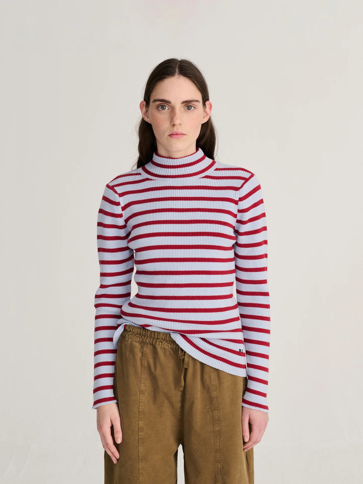 BOBO CHOSES Turtleneck "Striped" multicolor