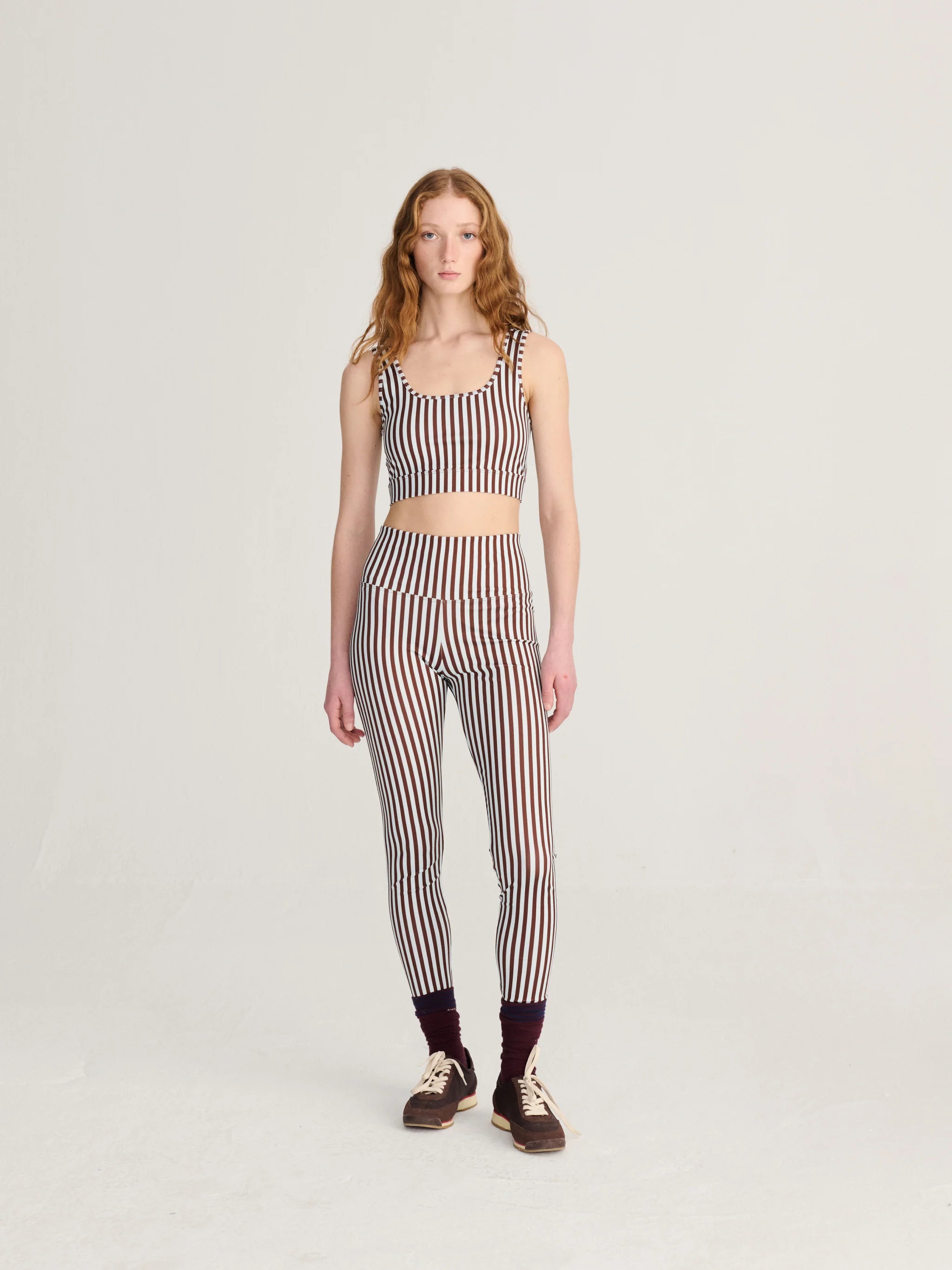 BOBO CHOSES Leggings "Striped" light blue