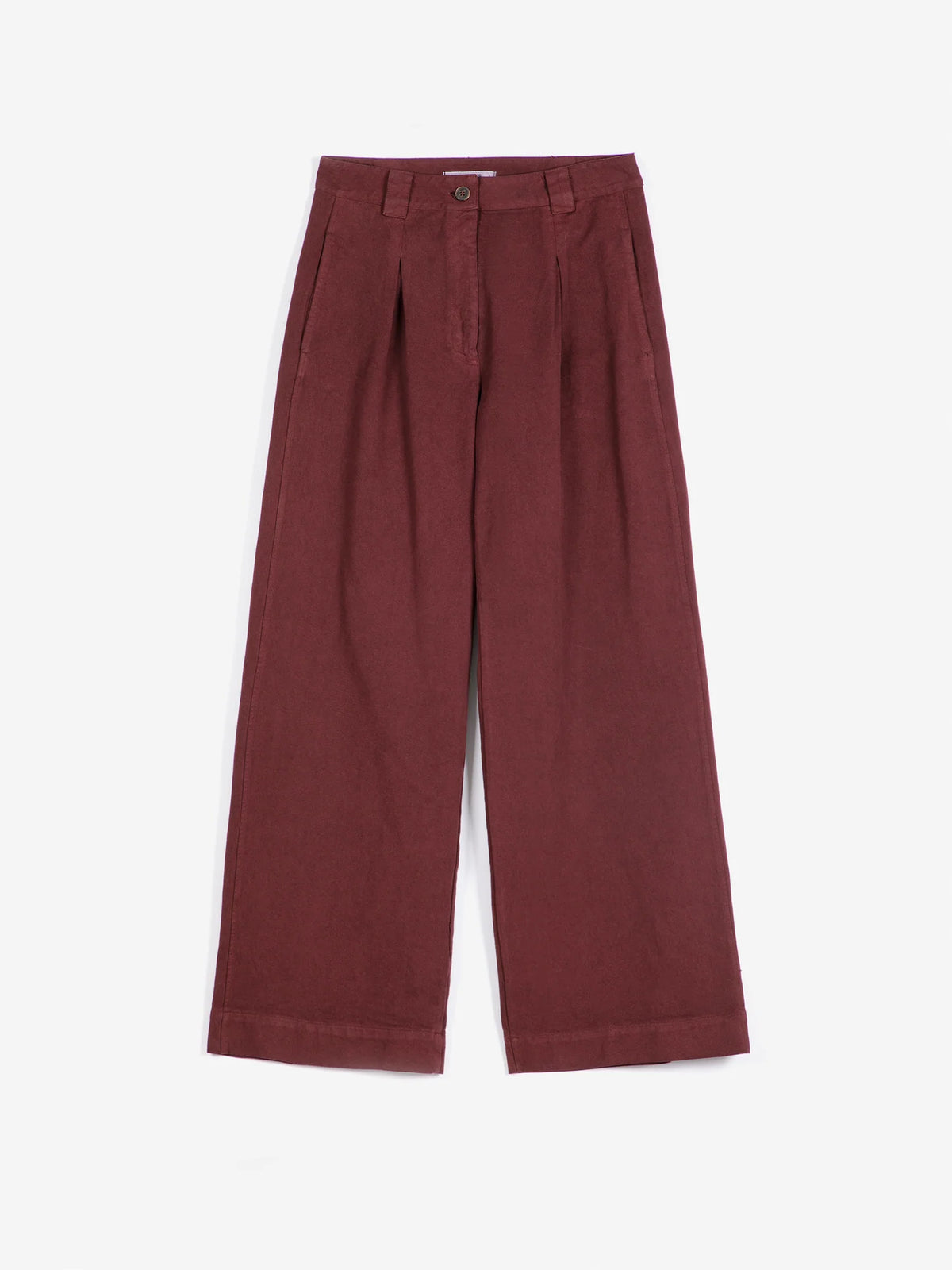 BOBO CHOSES Pants "Pleated twill" brown
