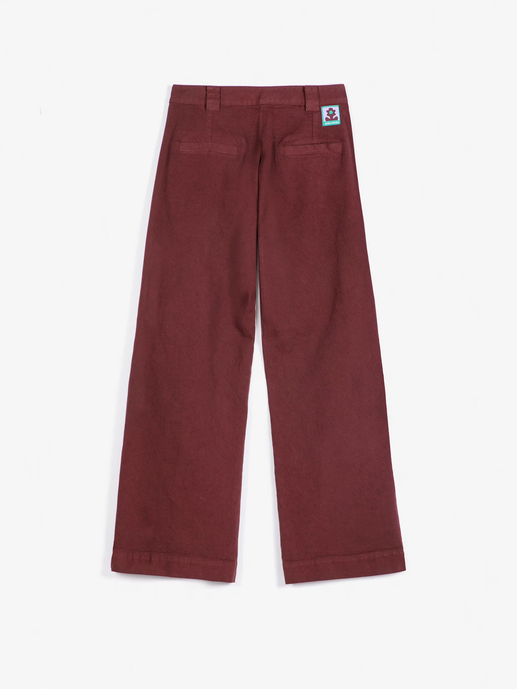 BOBO CHOSES Pants "Pleated Twill" dark brown