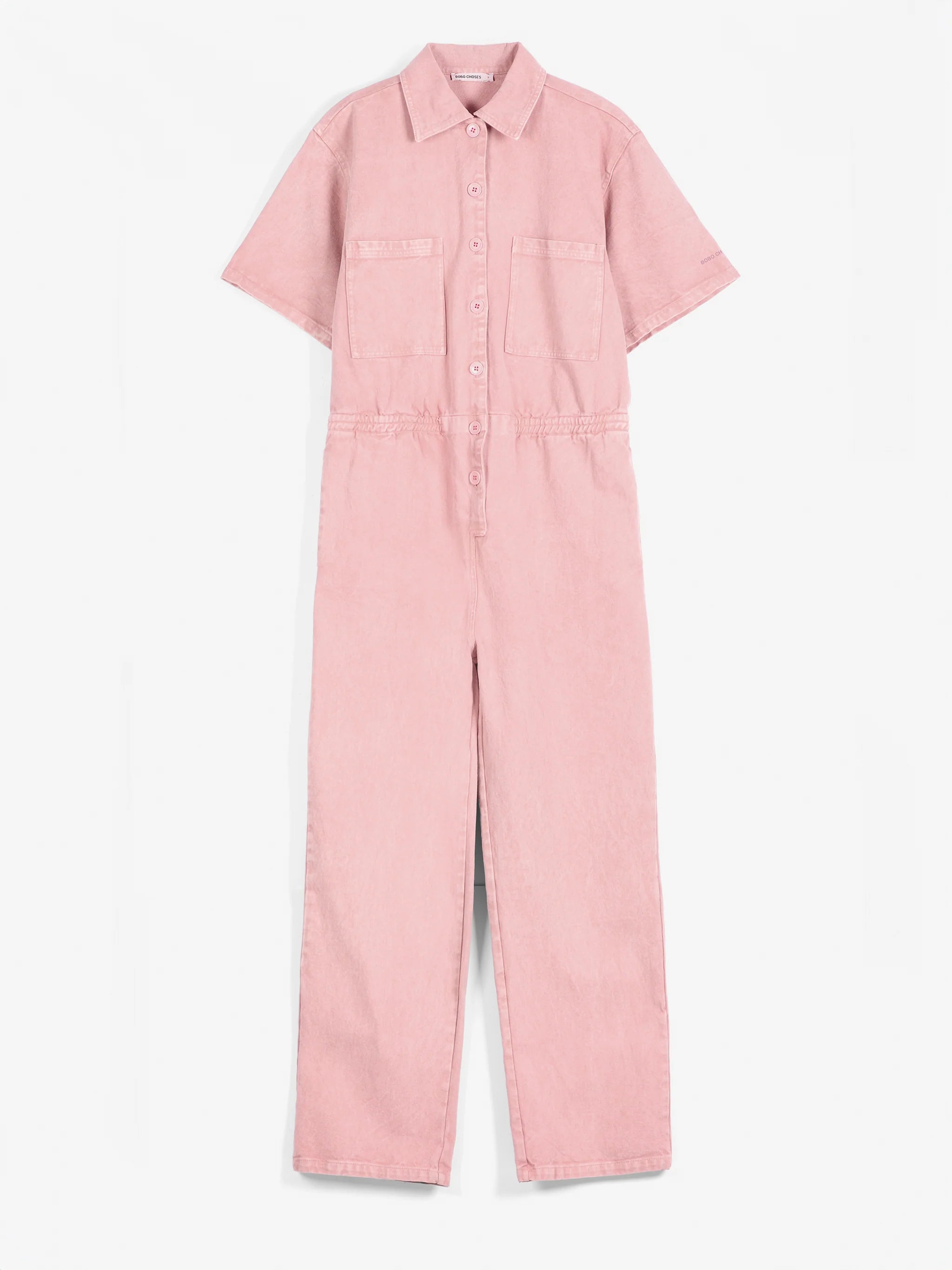 BOBO CHOSES Overall "Embroidery Twill" pink