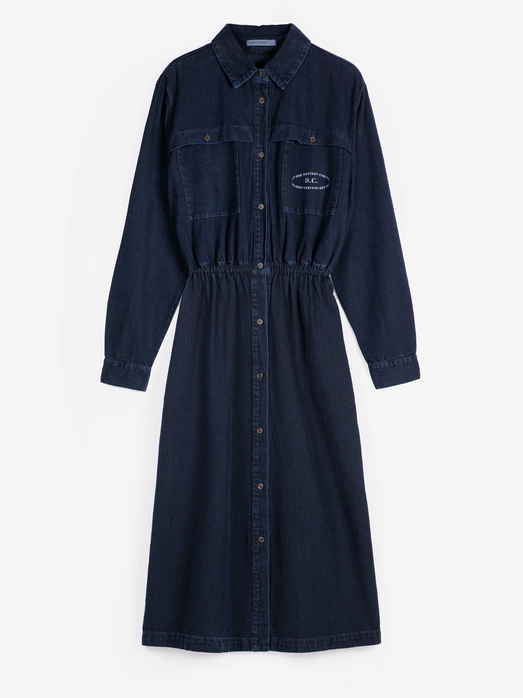 BOBO CHOSES Dress "Light denim" navy blue