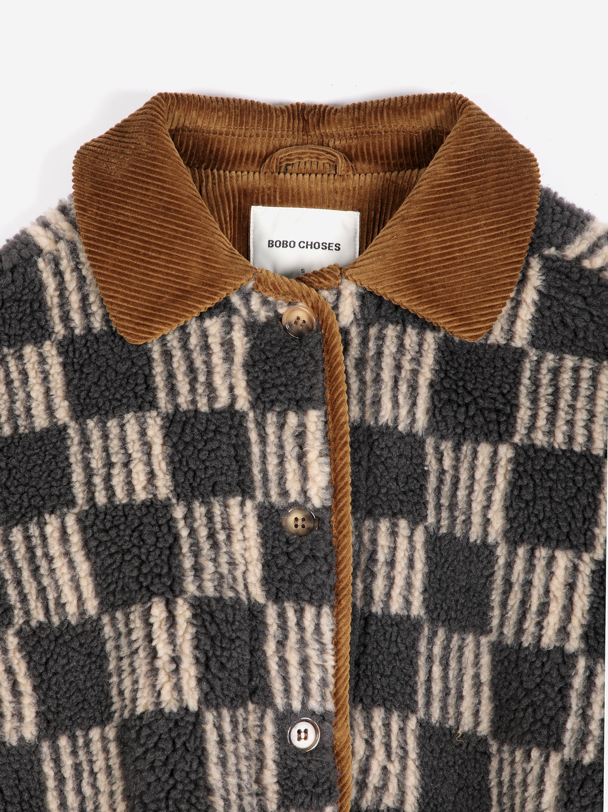 BOBO CHOSES Jacket "Almost Moiré" beige
