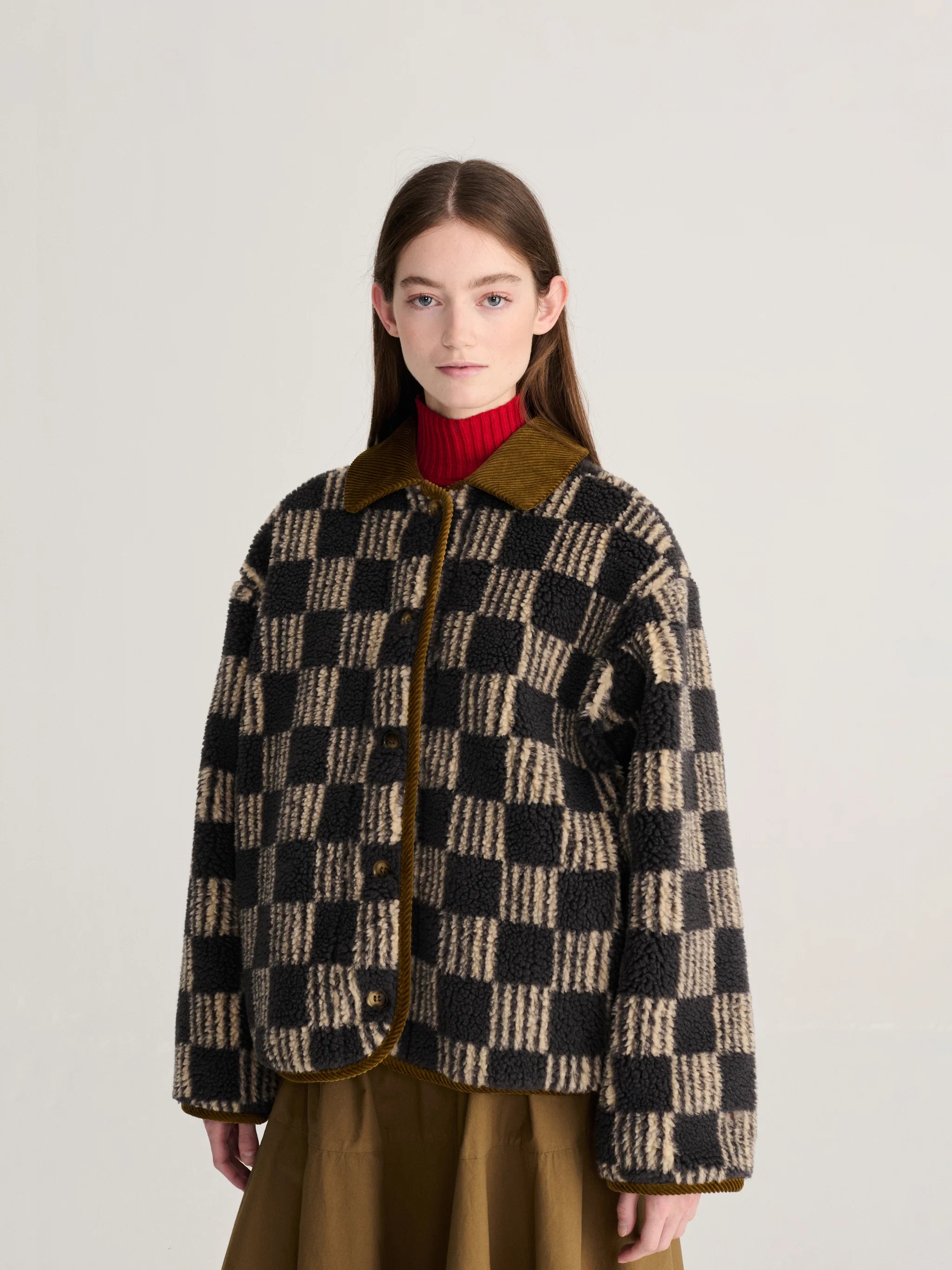 BOBO CHOSES Jacket "Almost Moiré" beige