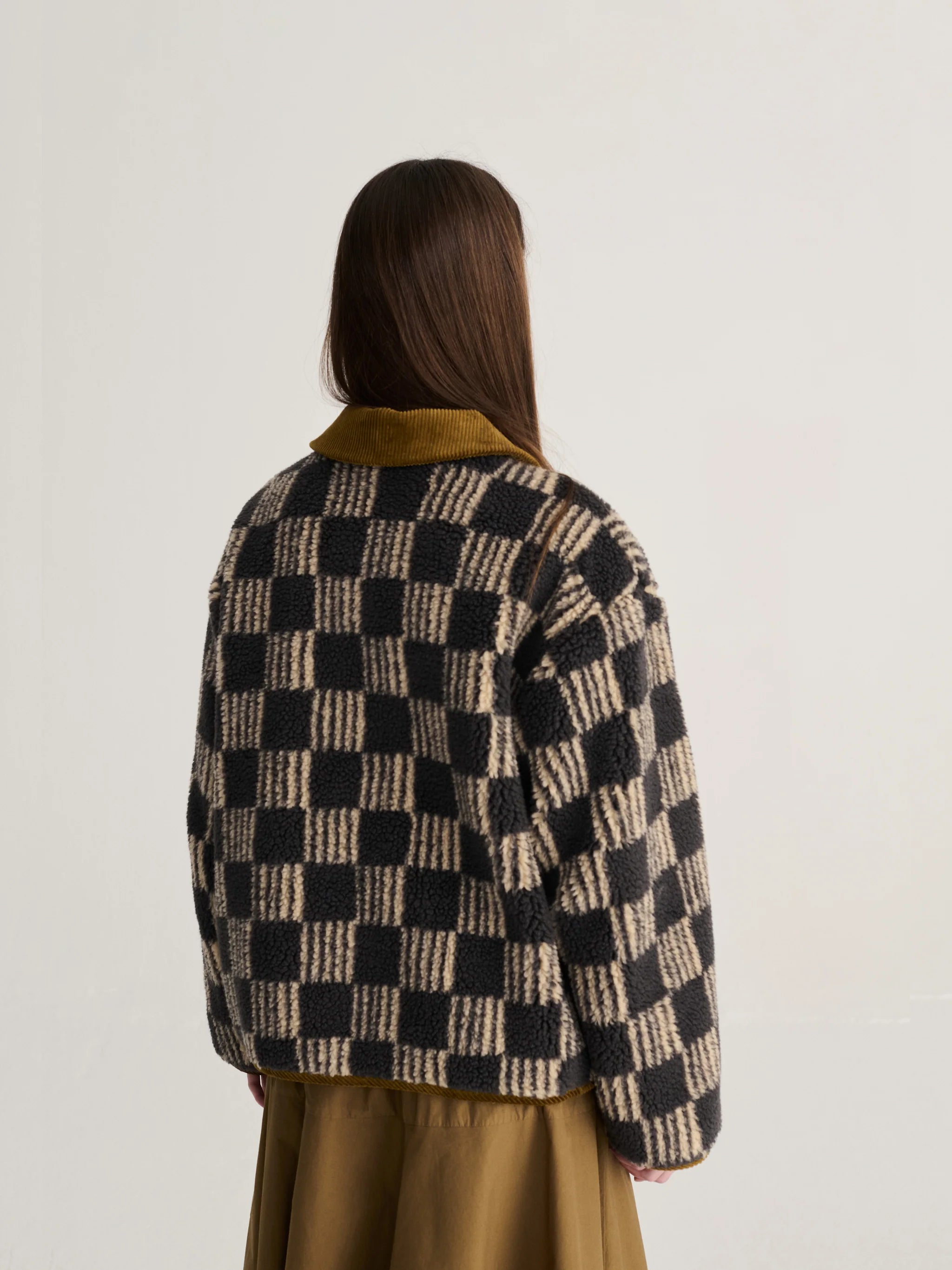 BOBO CHOSES Jacket "Almost Moiré" beige