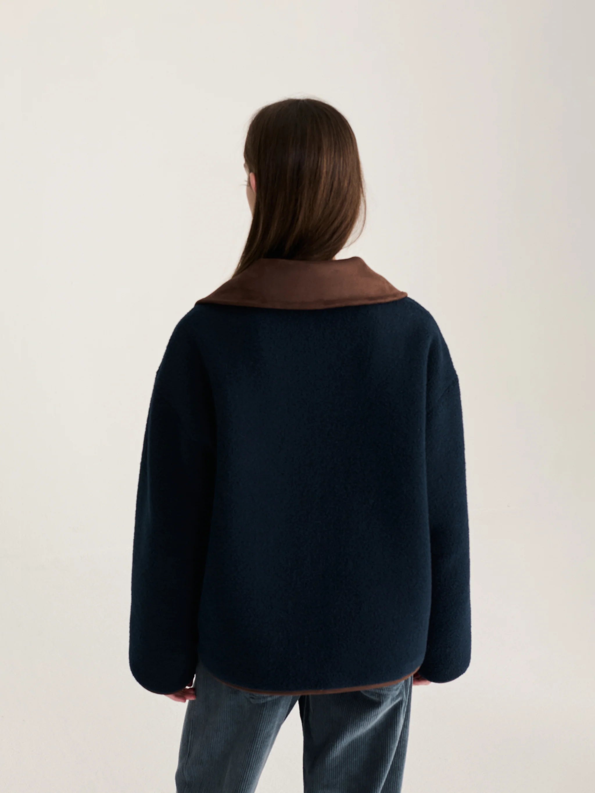 BOBO CHOSES Jacket "Soft Sherpa" dark brown