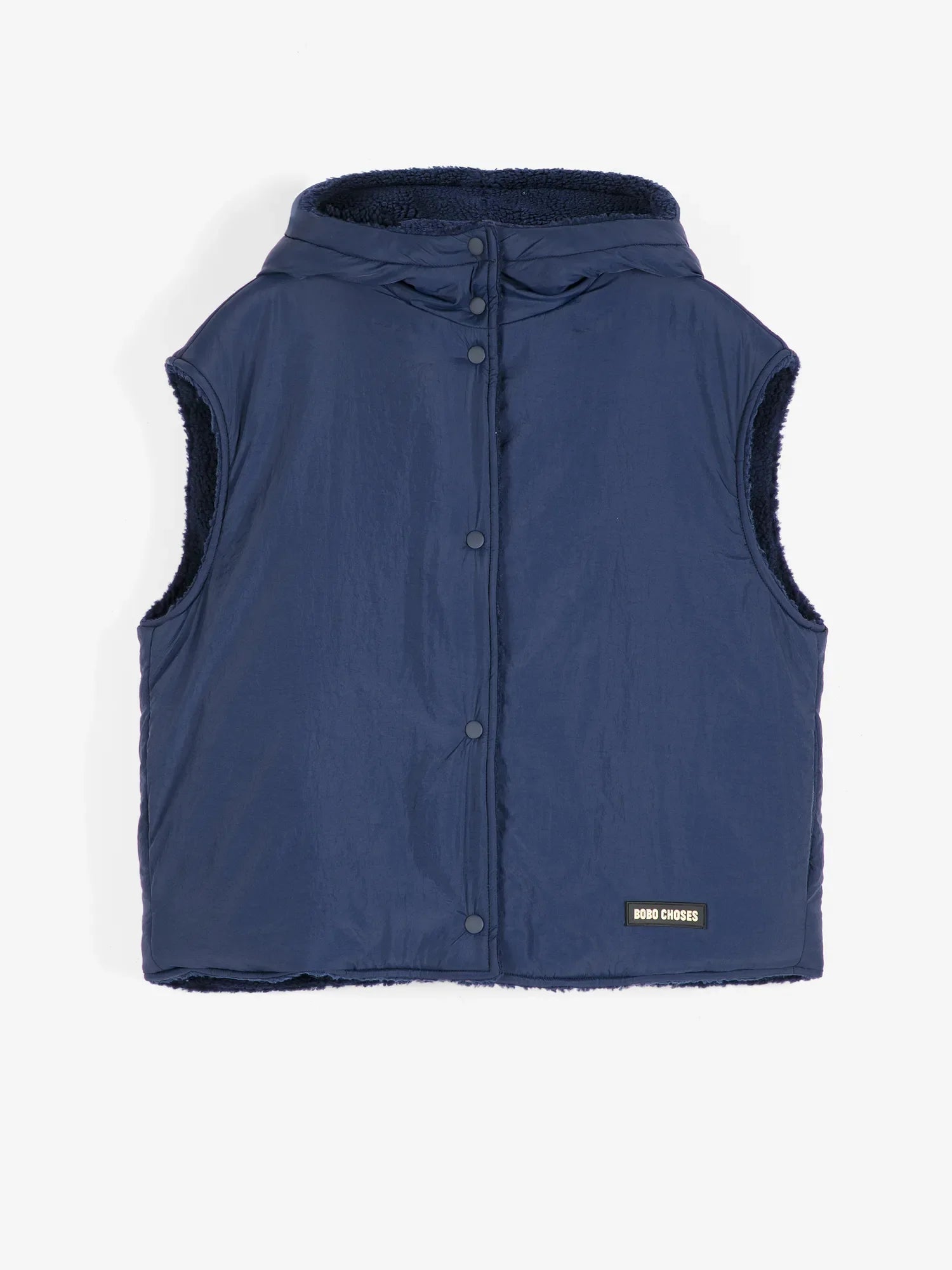 BOBO CHOSES Vest "Reversible" navy blue