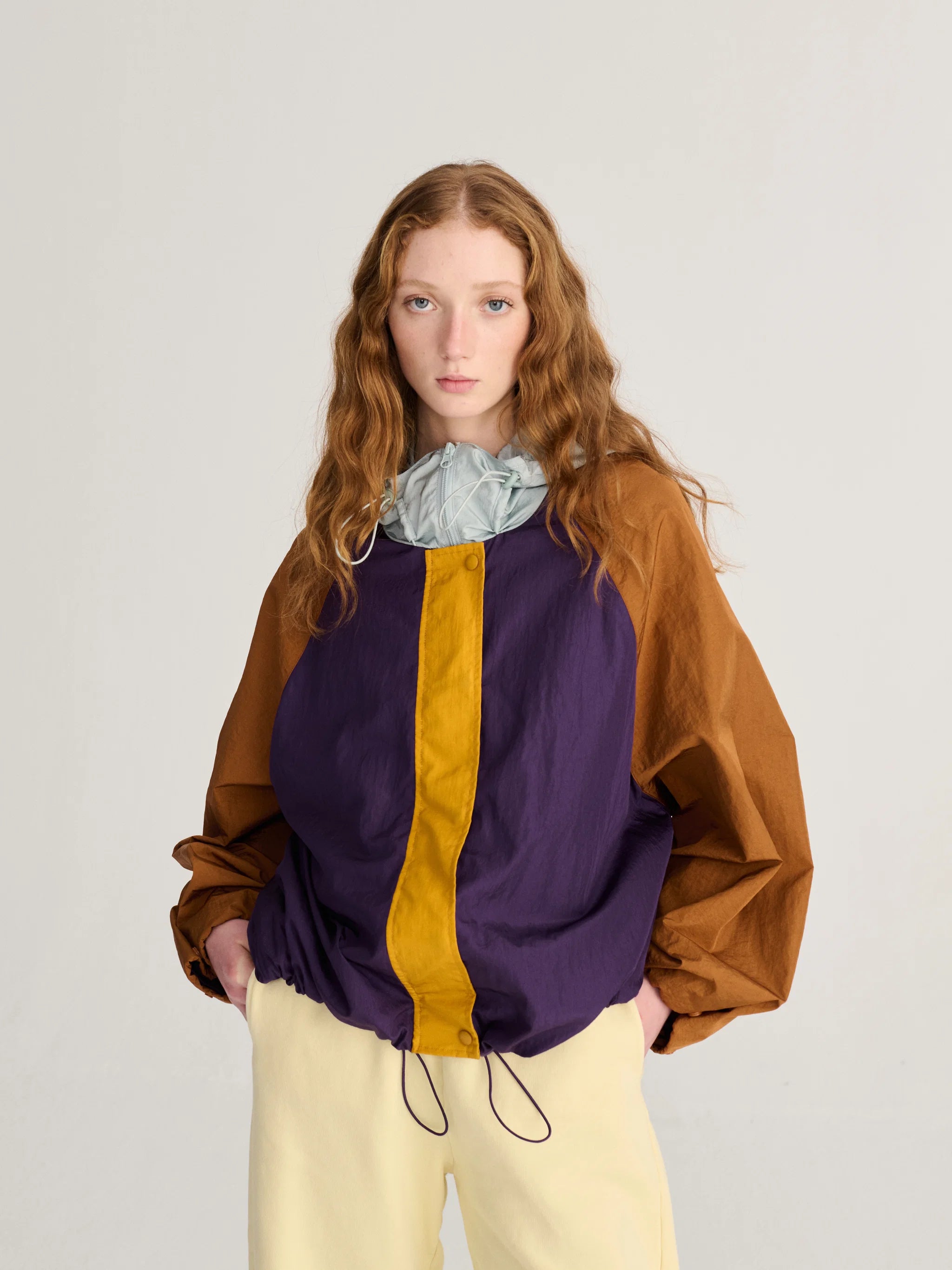 BOBO CHOSES Jacket "Balloon Windstopper" brown