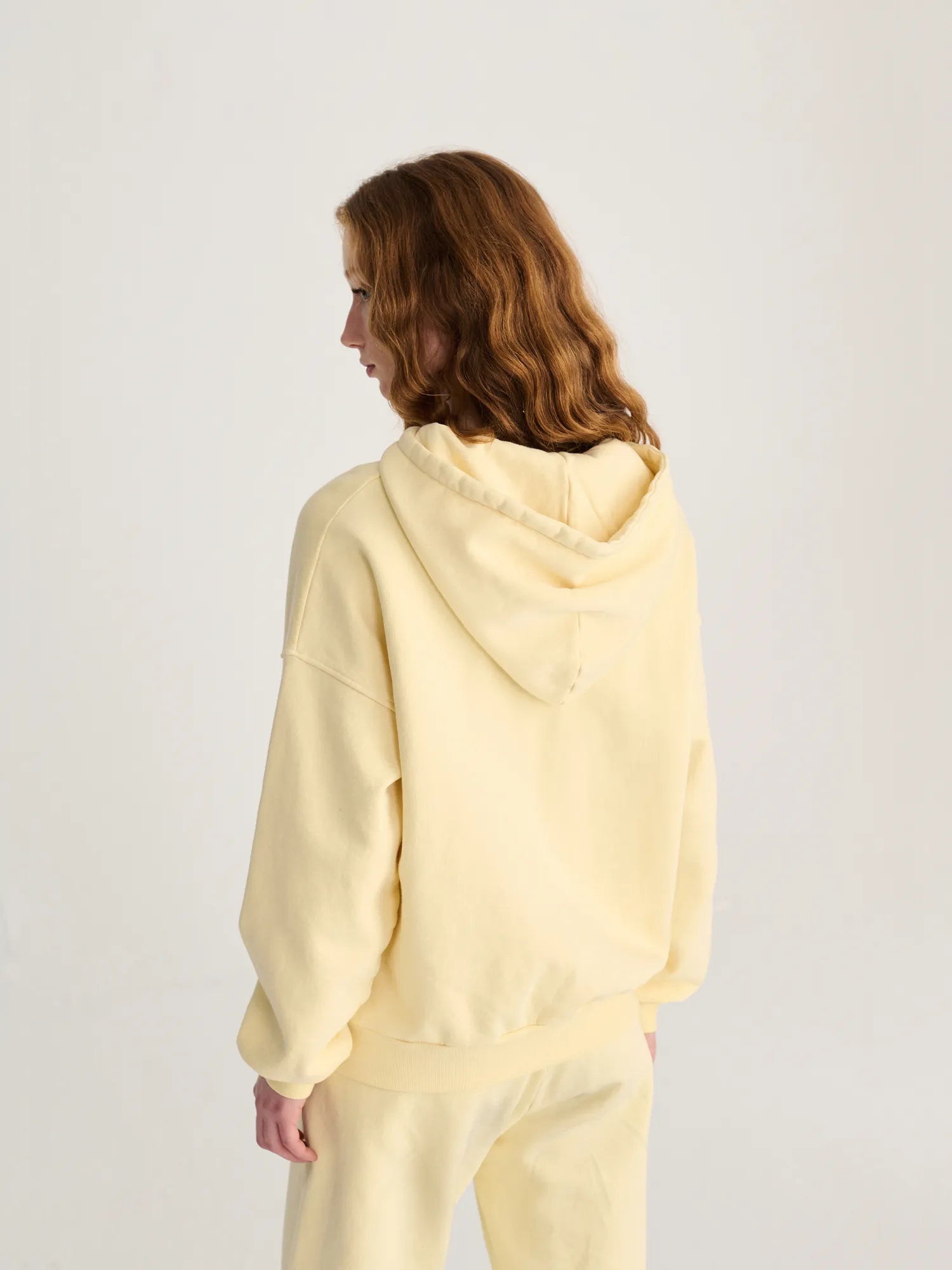 BOBO CHOSES Hoodie "Nest" light yellow