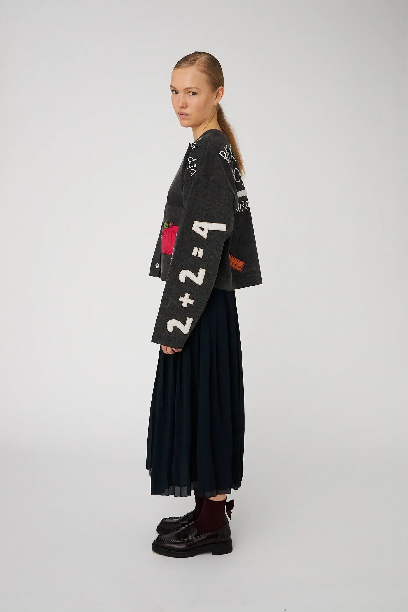 STELLA NOVA Jacket "Back to school" almost black