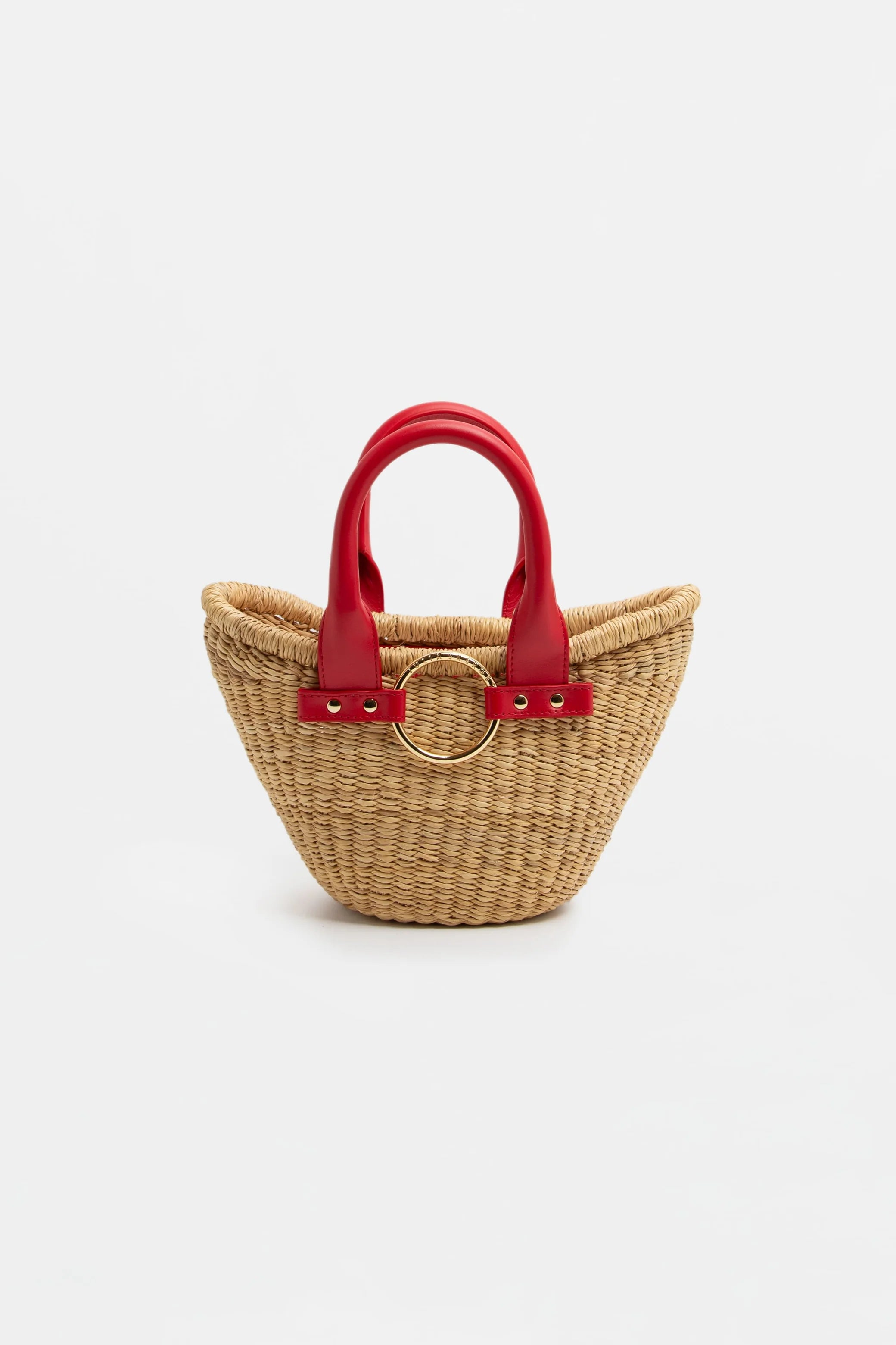 Julia Skergeth Basket Bag mini red