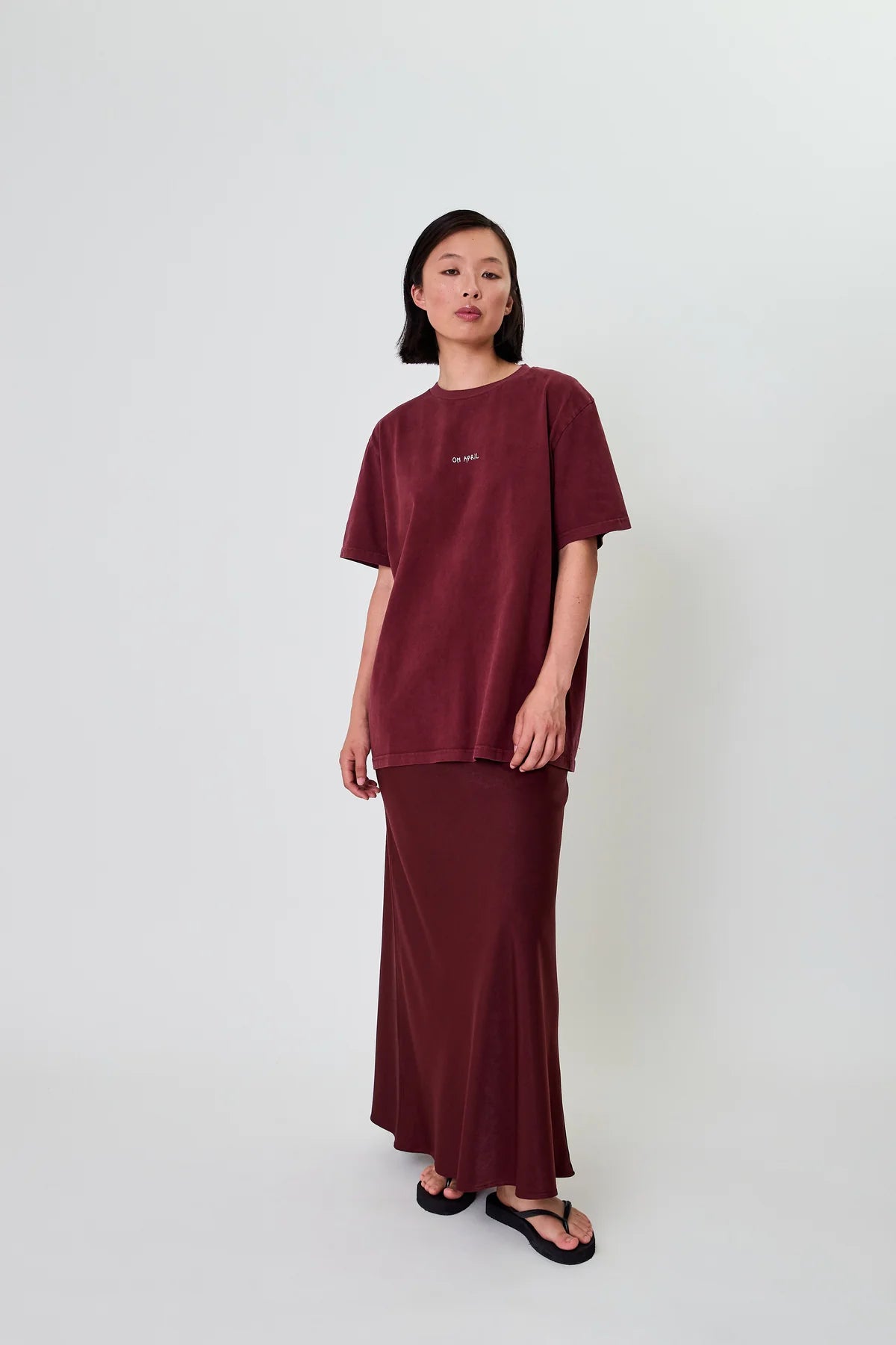 OH APRIL Skirt "Jaelynn" cherrywood